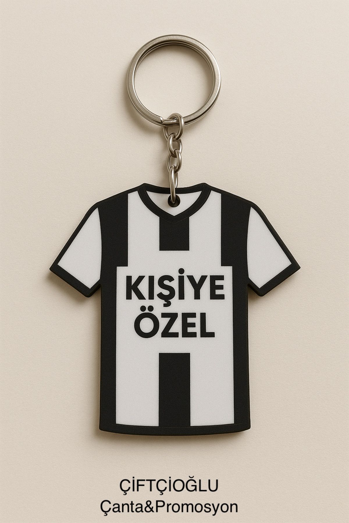 çiftçioğlu Kişiye Özel Taraftar FB-GS-BJK İsim Baskılı Mdf Anahtarlık