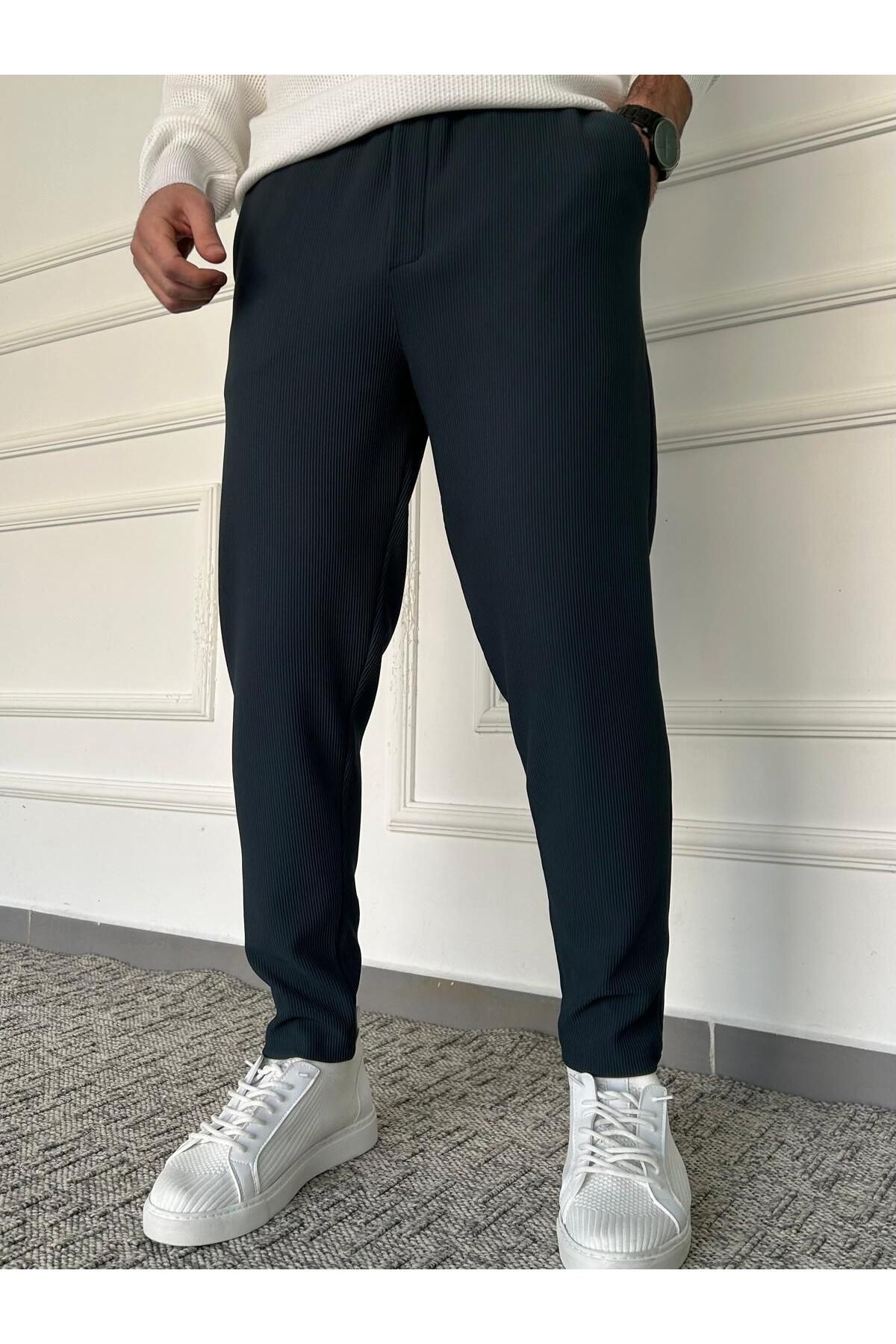 Beylerce Boyfriend Fitilli Pantolon