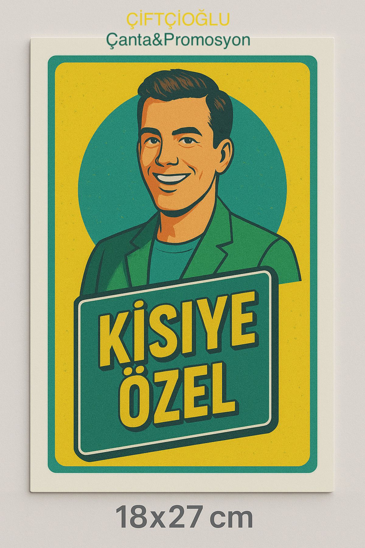 çiftçioğlu Kişiye Özel Fotoğraf-Film,Dizi Replik-Yazı Baskılı 18x27cm 3mm Mdf Tablo Retro Tasarım