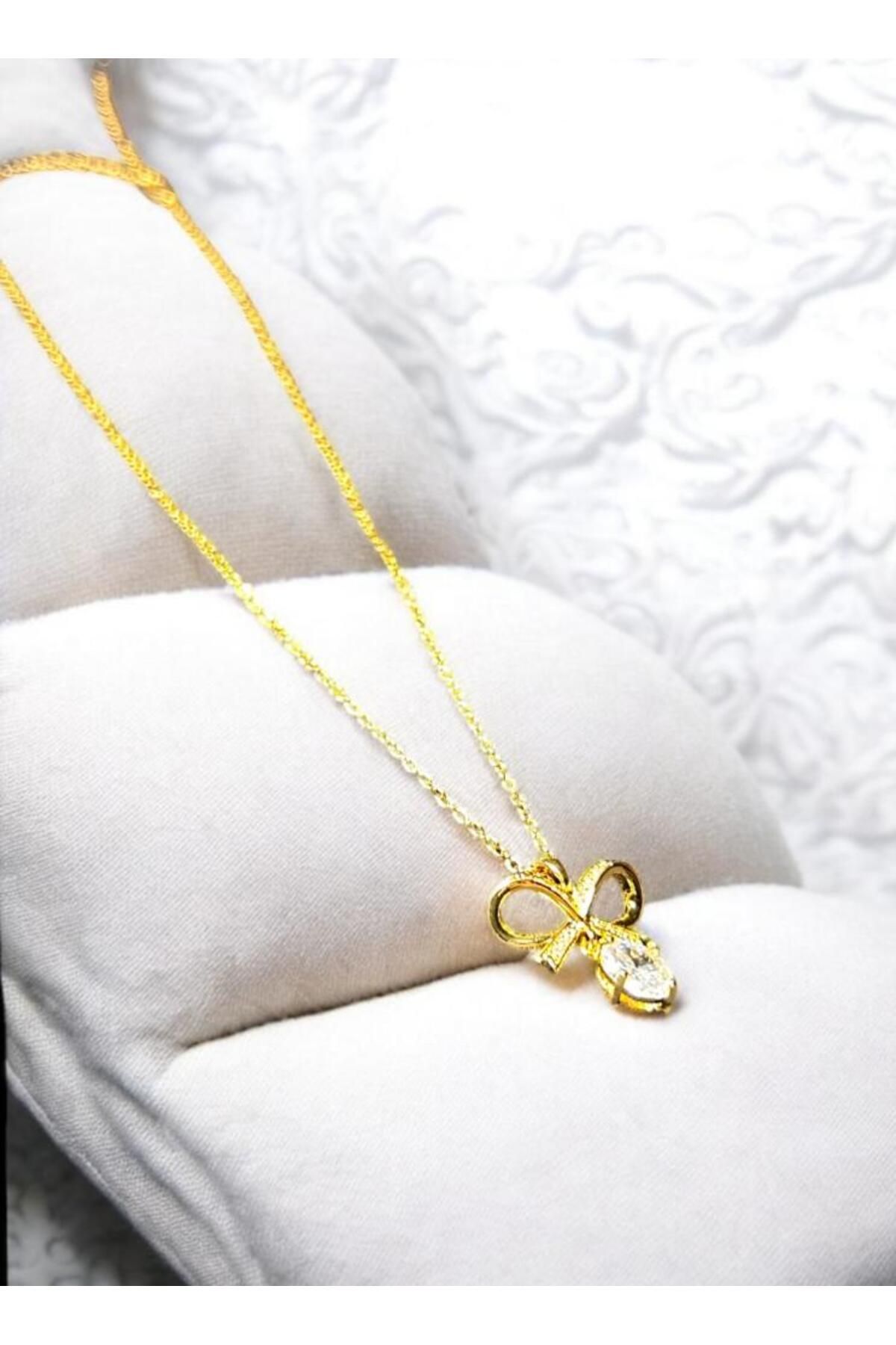 BYZSHOP Gold Kurdele Kolye