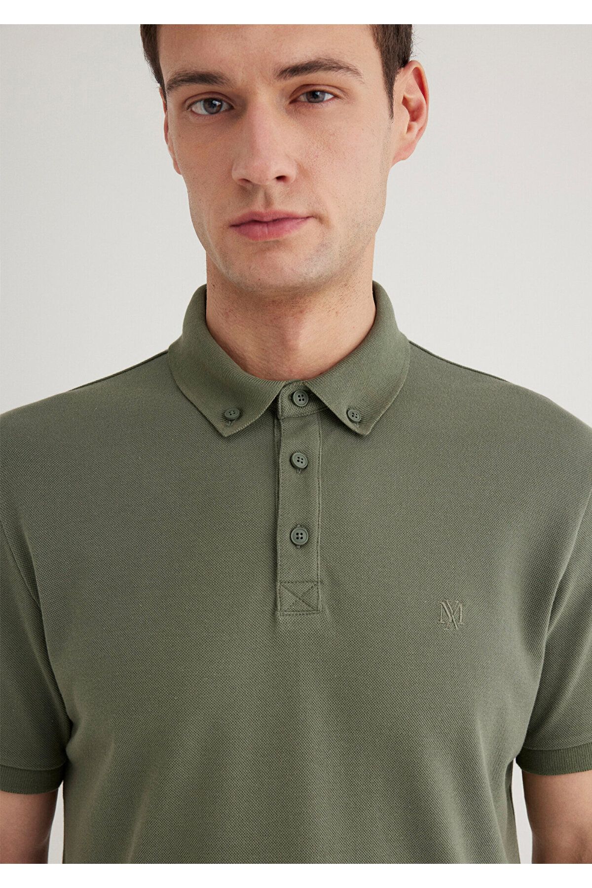 Mavi-Khakifarbenes Polo-T-Shirt – Slim Fit, Slim Fit063247-33198 6