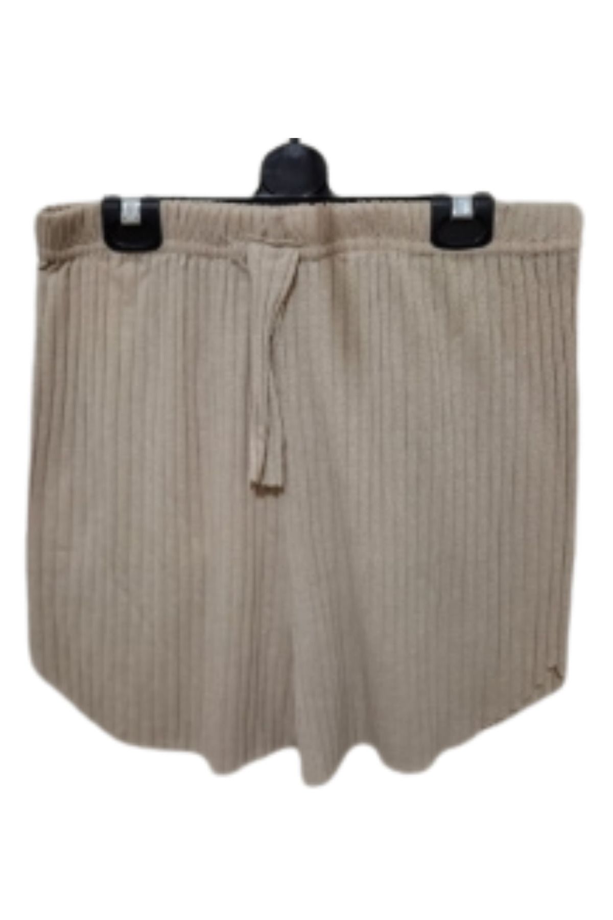 MODA KADIN FİTİLİ ŞORT ALT BELLİ LASTİKLİ FİTİLLİ ŞORT