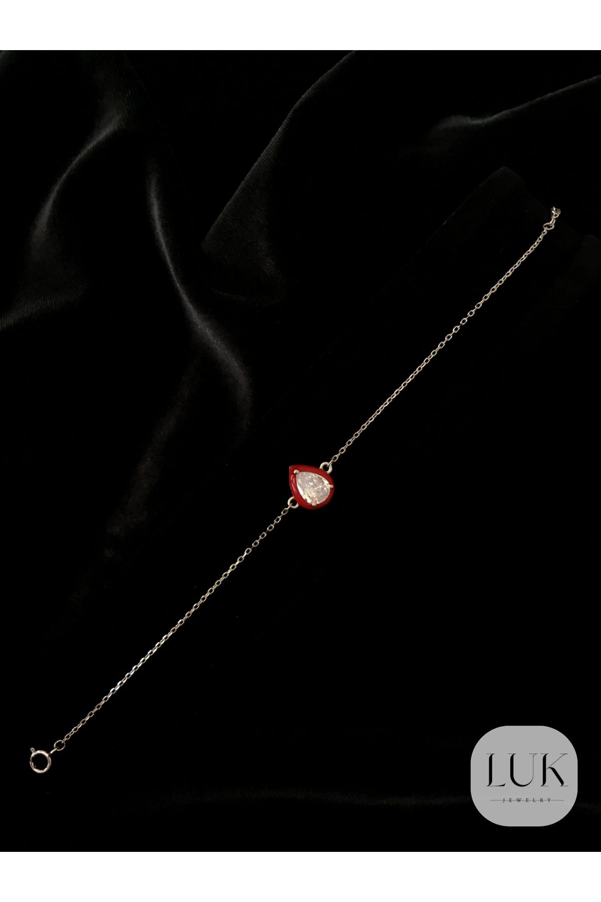 LUK JEWELRY 925 AYAR DAMLA TAŞLI BİLEKLİK