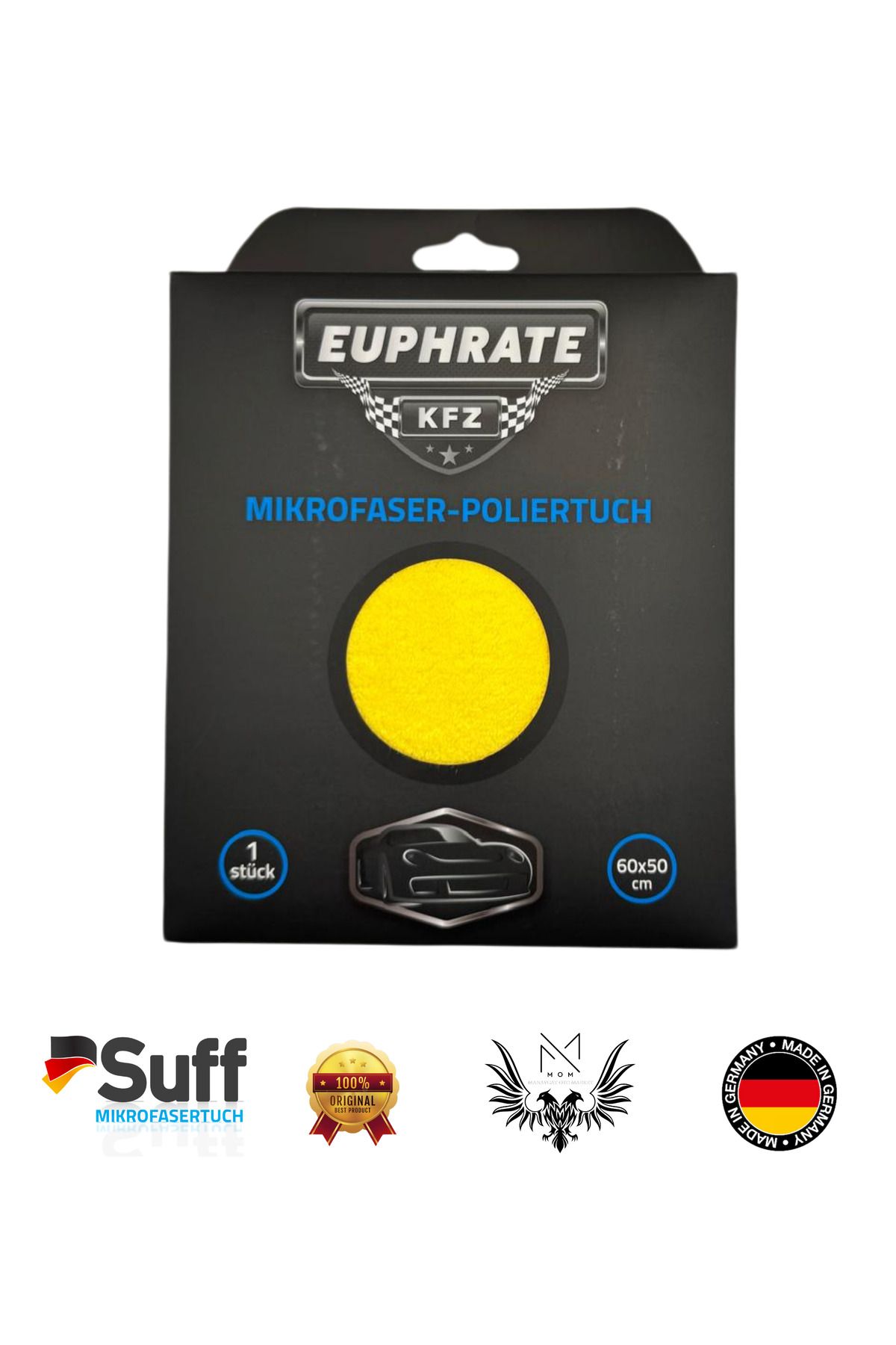 Euphrate Kfz Mikrofiber Peluş Pasta Cila Ve Oto Temizlik Bezi 60x50 Cm.