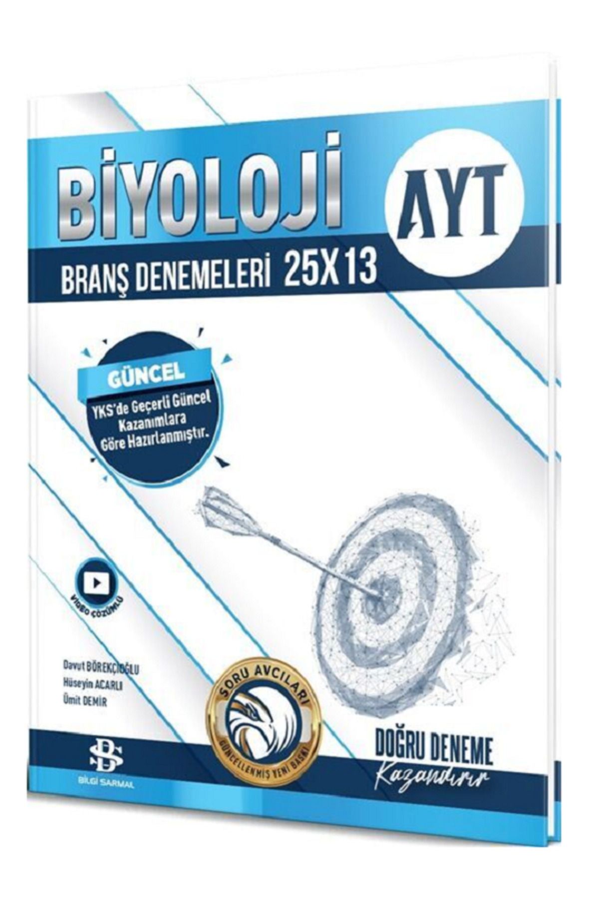 AV YAYINLARI Bilgi Sarmal AYT BİYOLOJİ 25 x 13 Branş Denemeleri / Video Çözümlü - Doğru Deneme Kazandırır