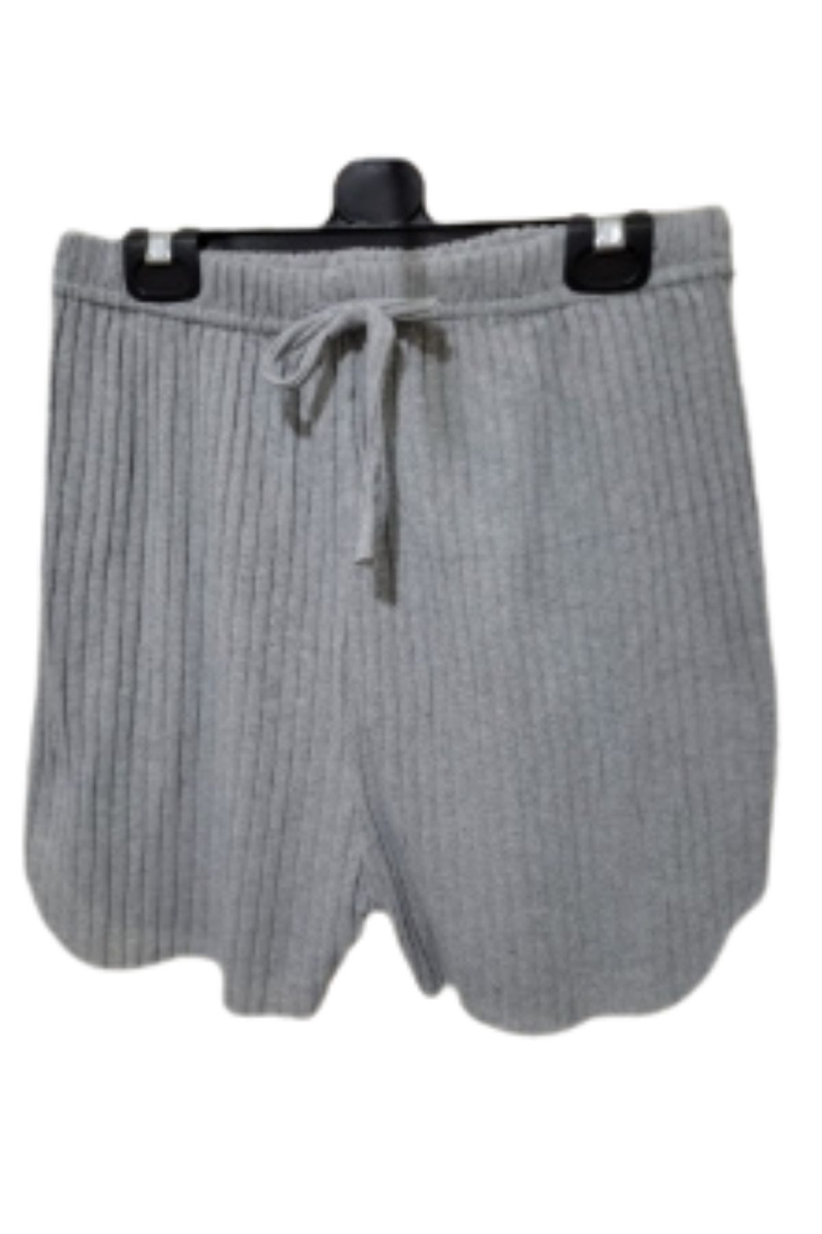 MODA KADIN FİTİLİ ŞORT ALT BELLİ LASTİKLİ FİTİLLİ ŞORT