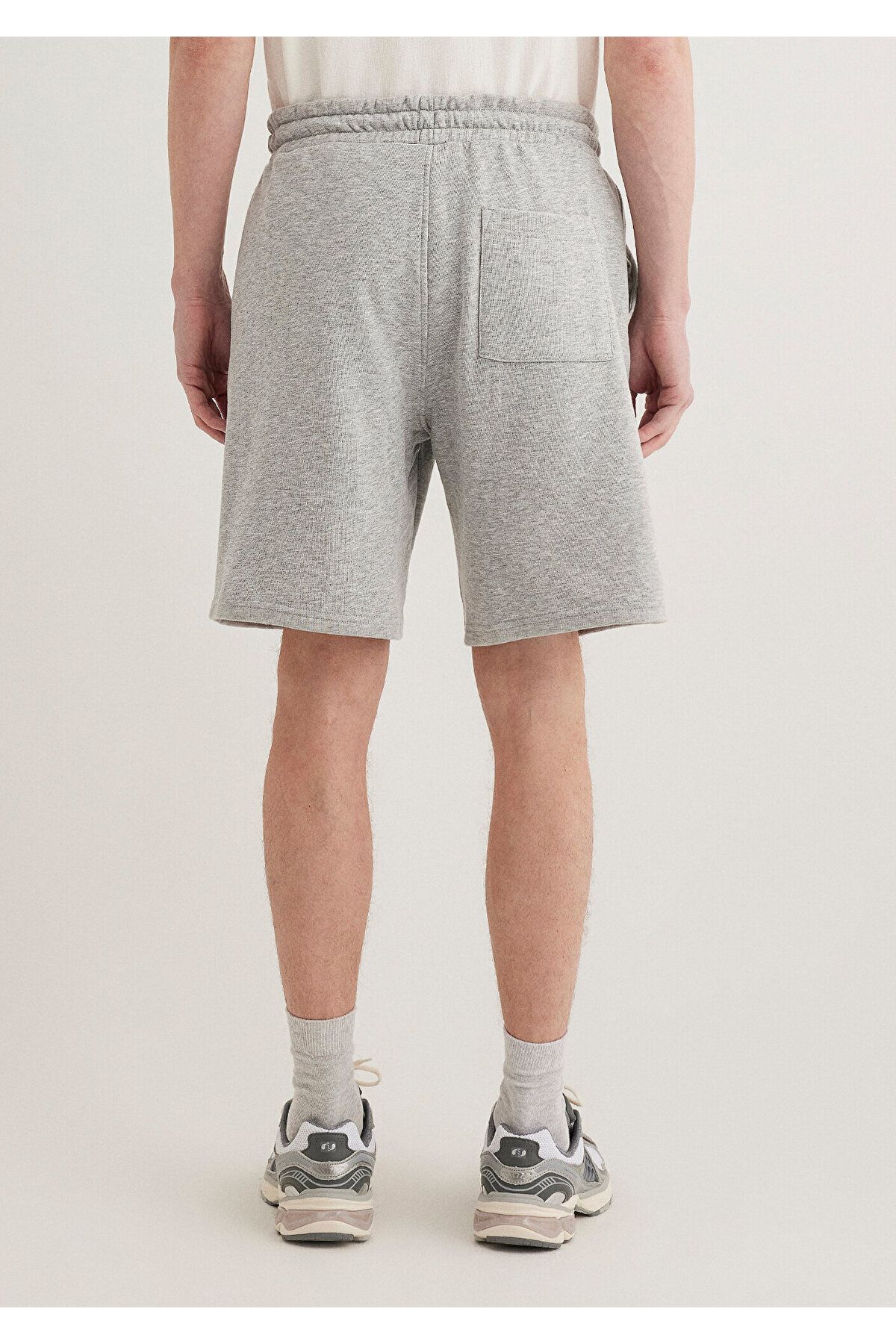 Mavi-Gray Basic Shorts -066935-35010 Model 5
