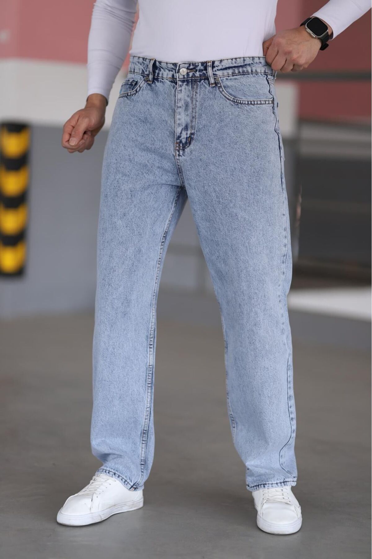 MODA Baggy Erkek Kot Pantolon-33