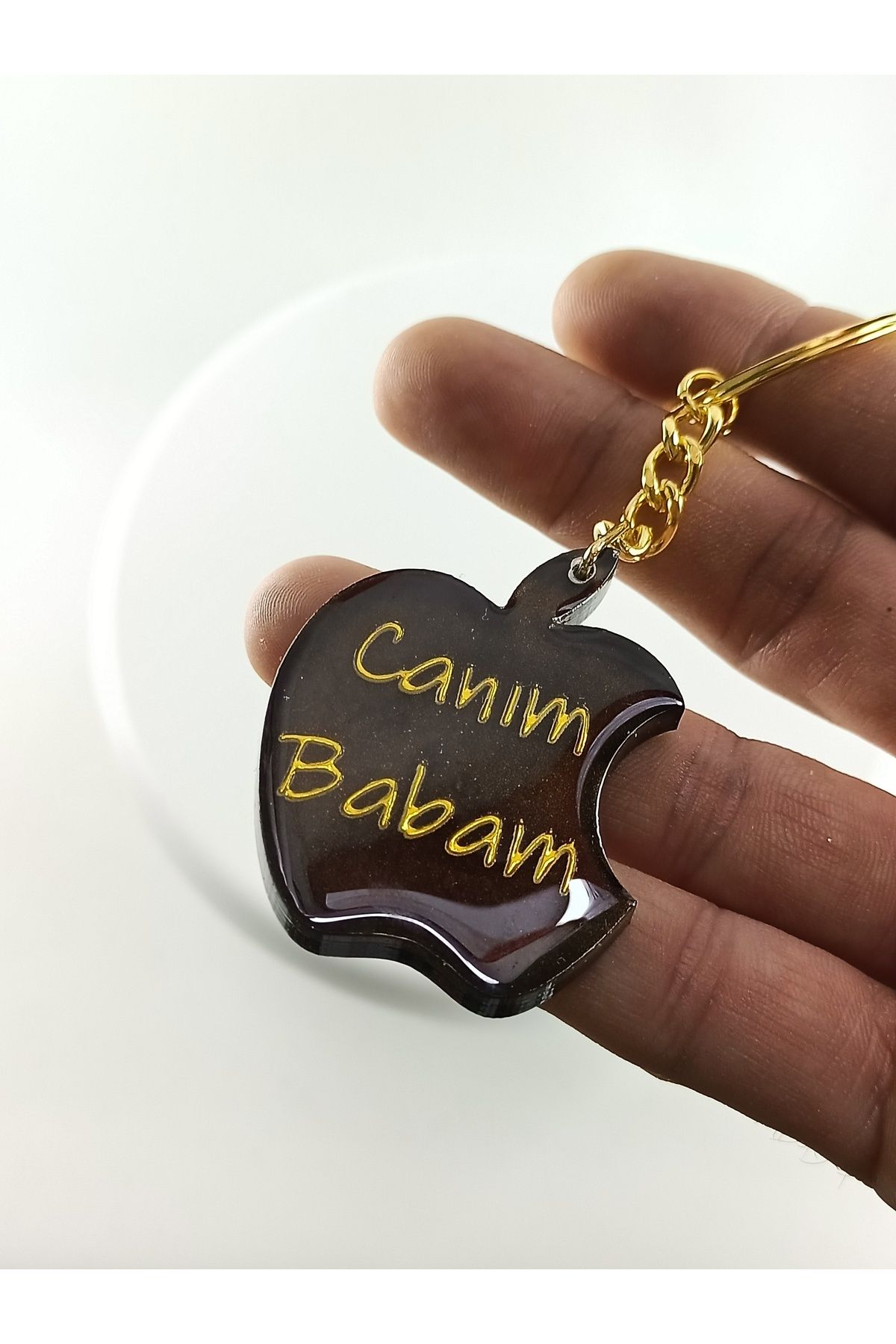 NEXOAKSESUAR Canım Babam Yazılı Babalar Günü Özel Tasarım Anahtarlık – El Yapımı Anlamlı Hediye - Canım Babam