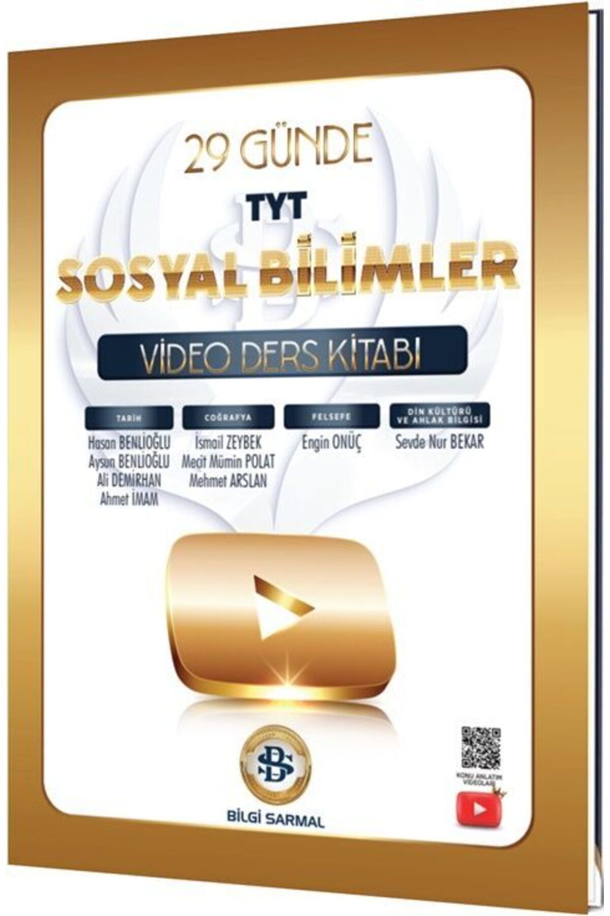 AV YAYINLARI Bilgi Sarmal TYT Sosyal Bilimler 29 Günde Video Ders Kitabı