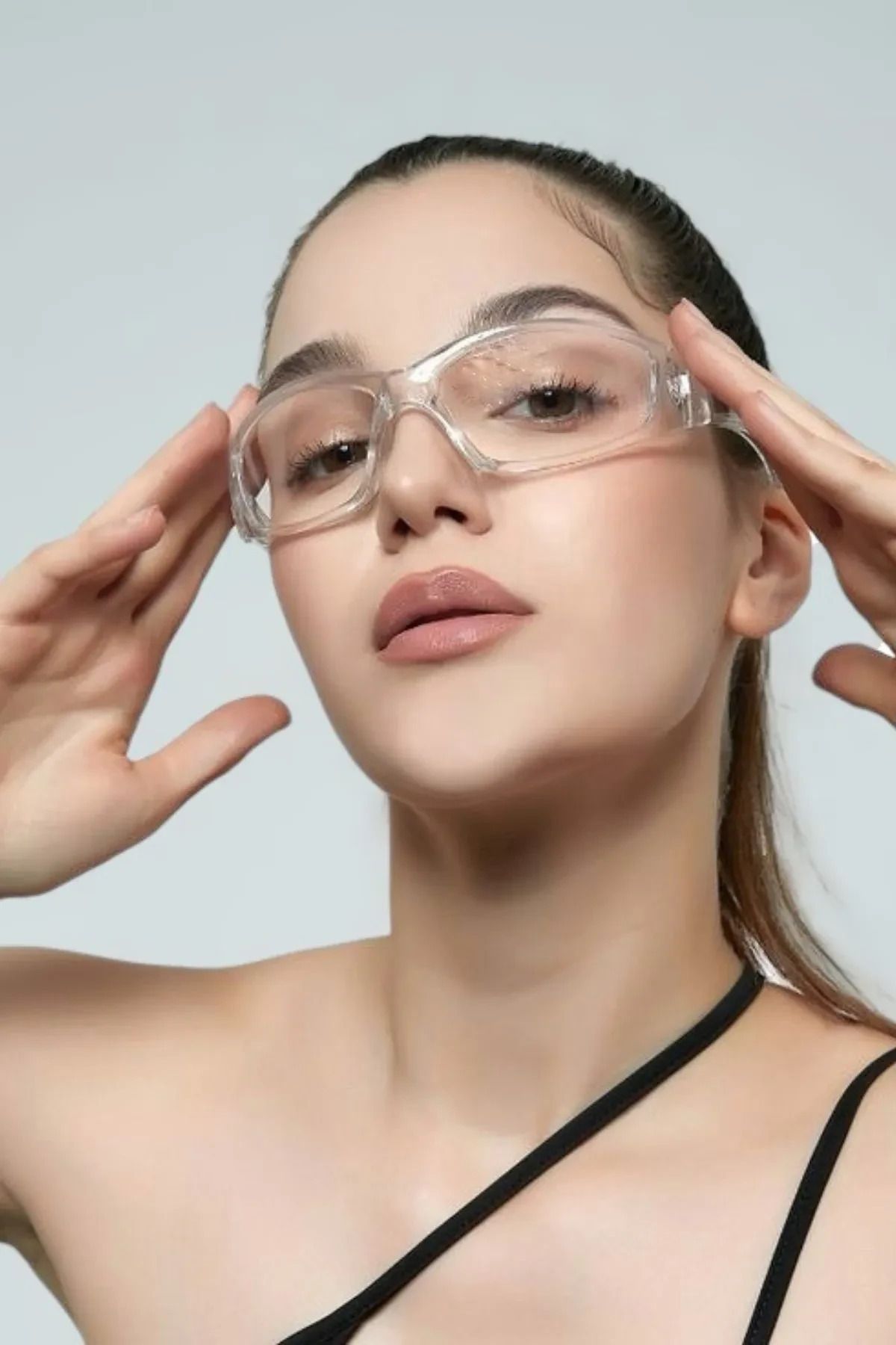 ROSESSO Y2k kadın mor unisex tasarım güneş gözlüğü Uv 400 korumalı
