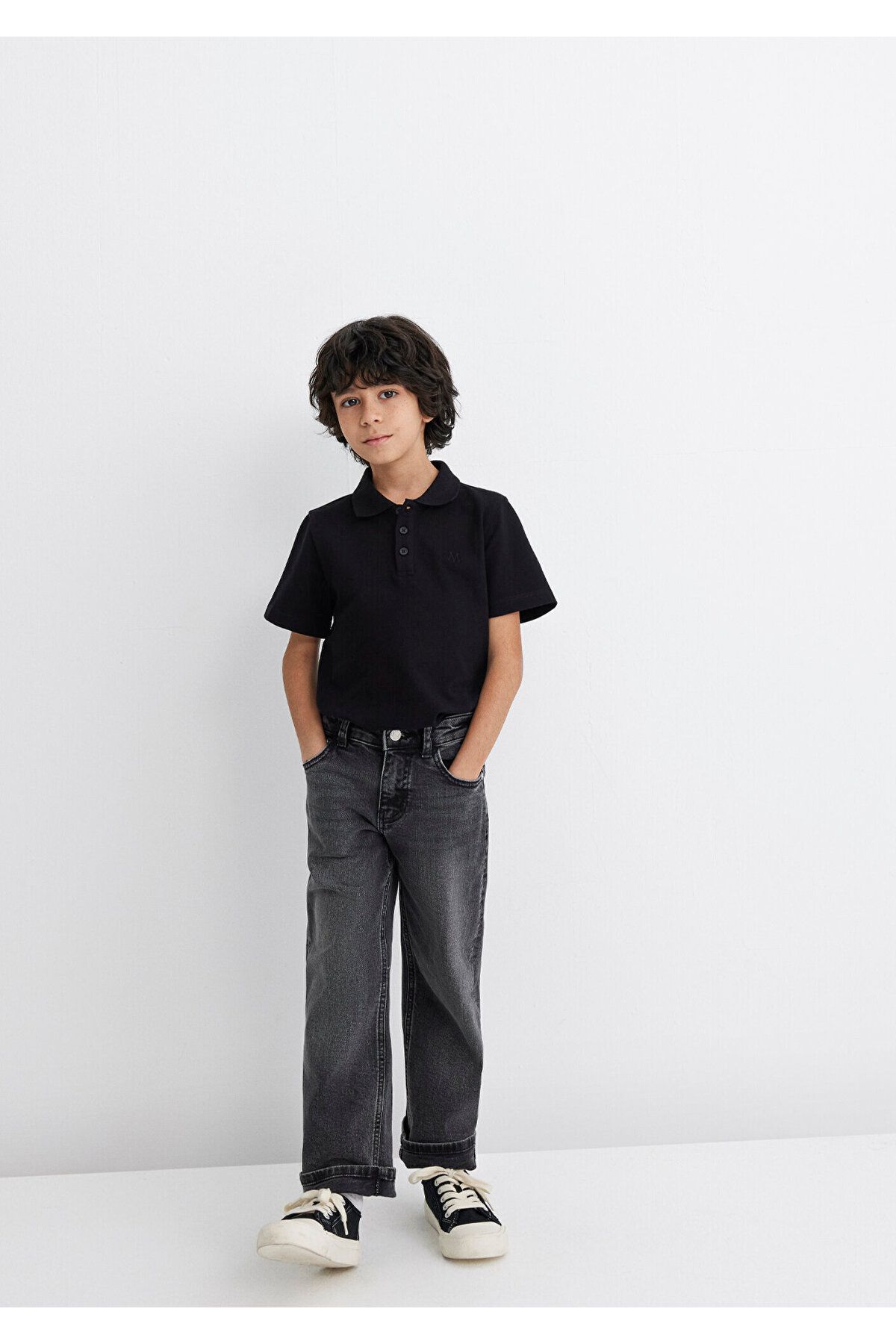 Mavi Czarny T-shirt Polo Regular Fit / Regular Fit -900 Mężczyzna - 4-5