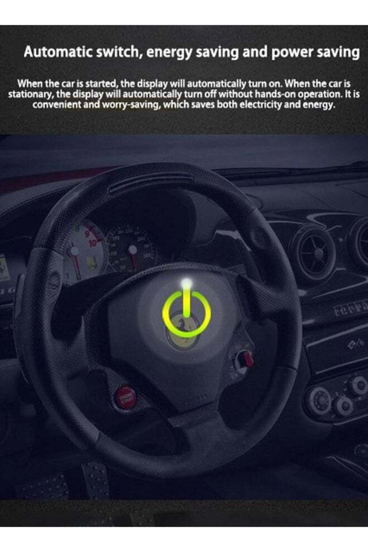 fulina-Tire Pressure Monitor, 4 Built-In Sensors, 6 Reminder Modes, Digital Lcd Display, Suitable for Cars 7