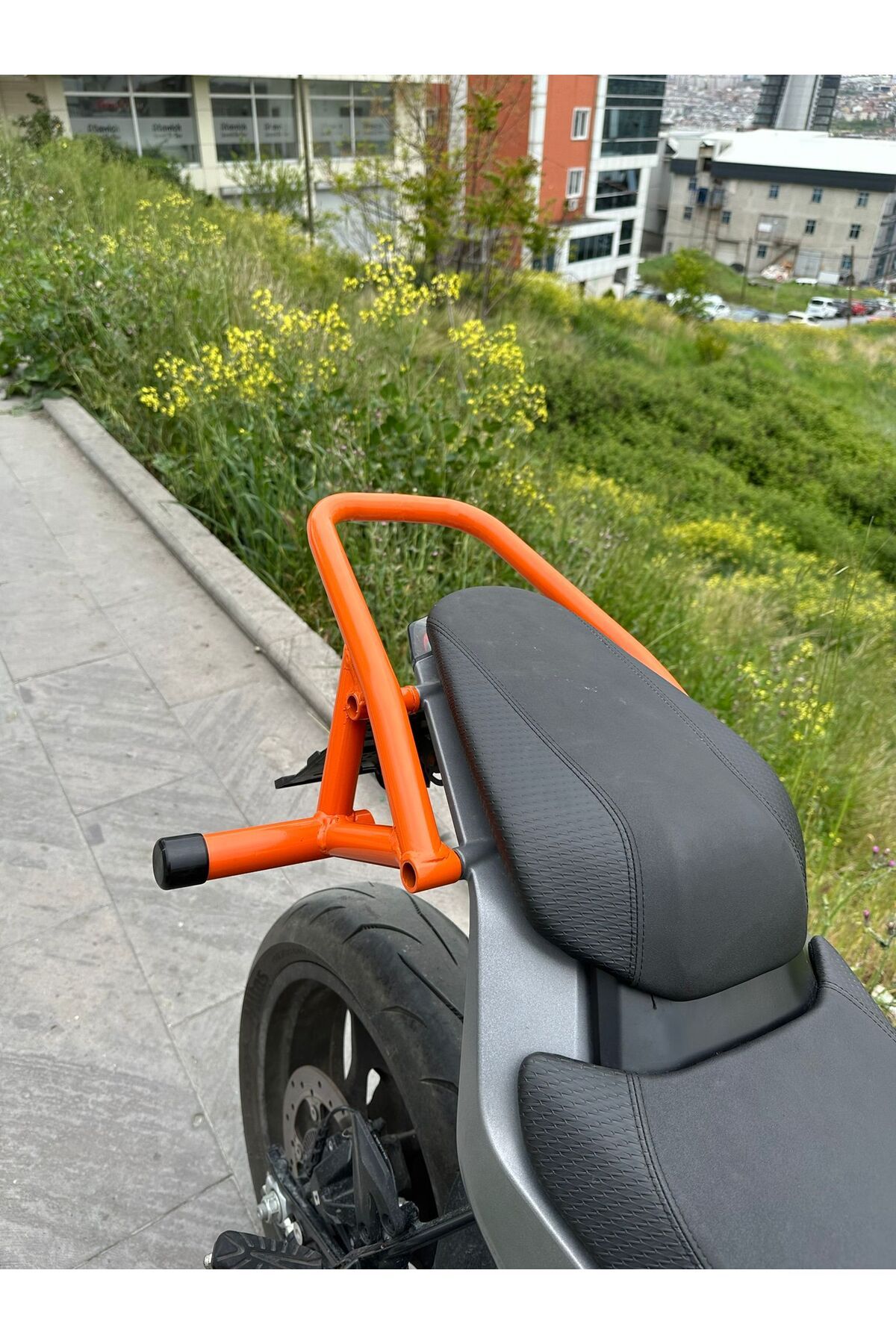 Hamza Motors KTM Duke 250 Arka Koruma Demiri (Turuncu)