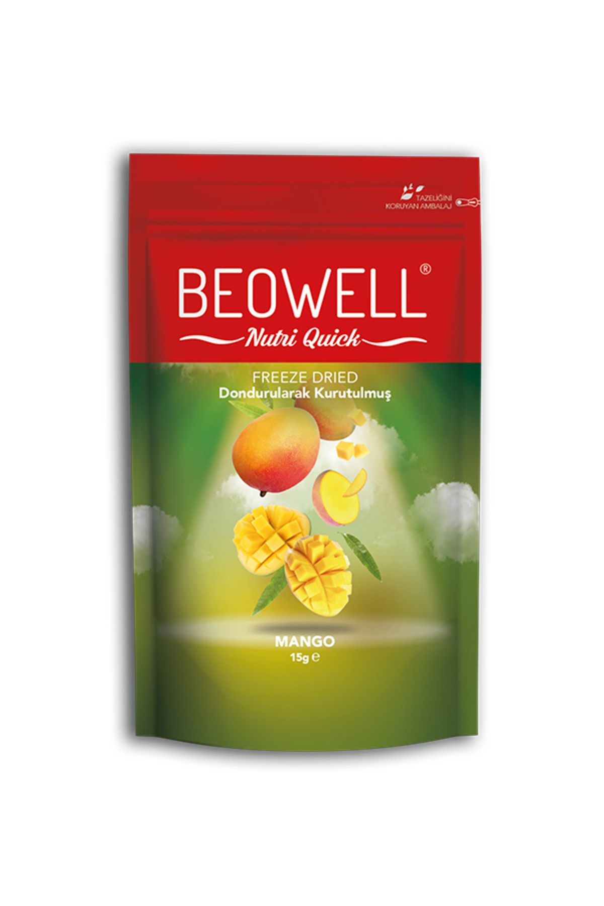 BEOWELL Nutri Quick – Freeze Dried Dondurularak Kurutulmuş Mango