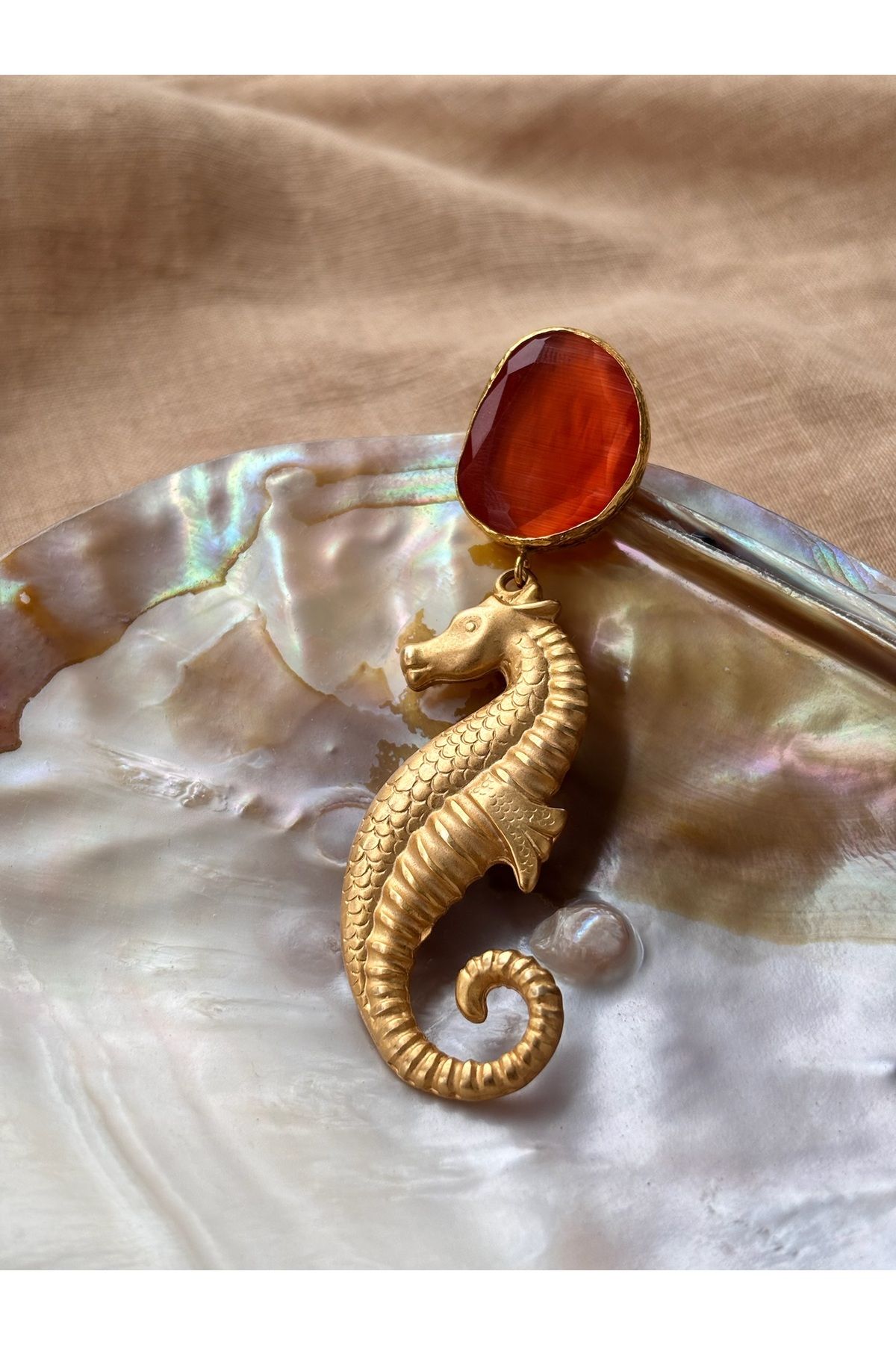 Eljewelry Deniz atı küpe