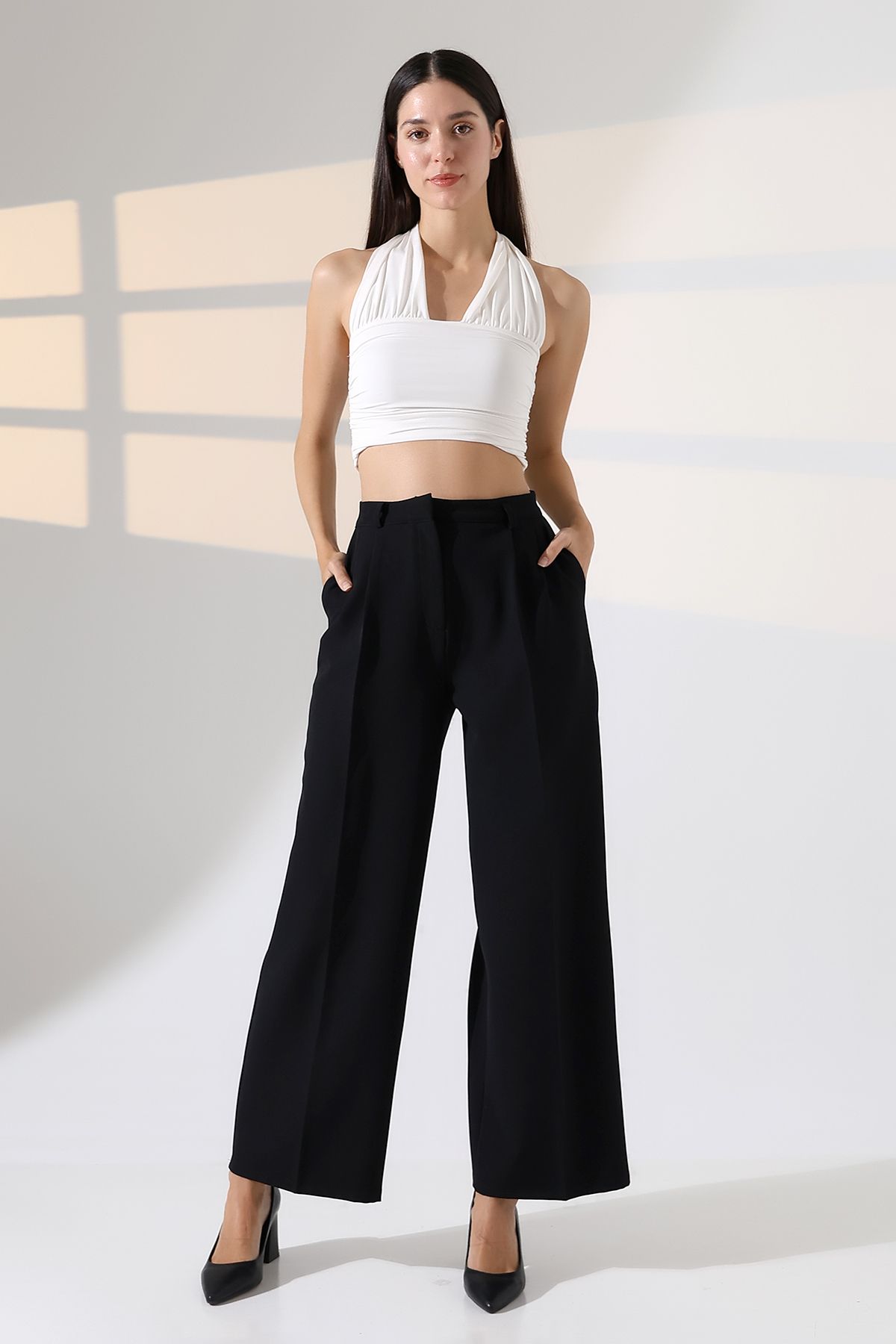 CeMa Moda Palazzo kadın pantolon oversize kesim