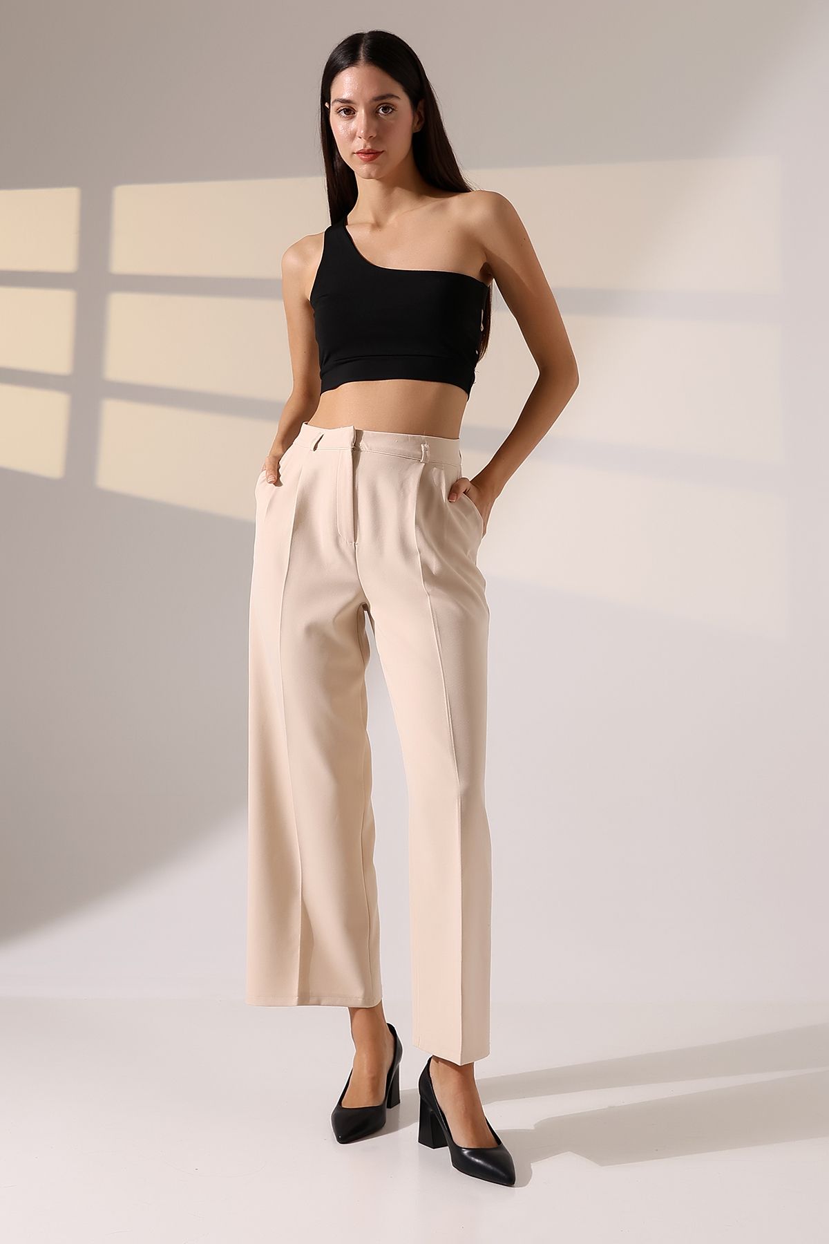 CeMa Moda Palazzo kadın pantolon oversize kesim