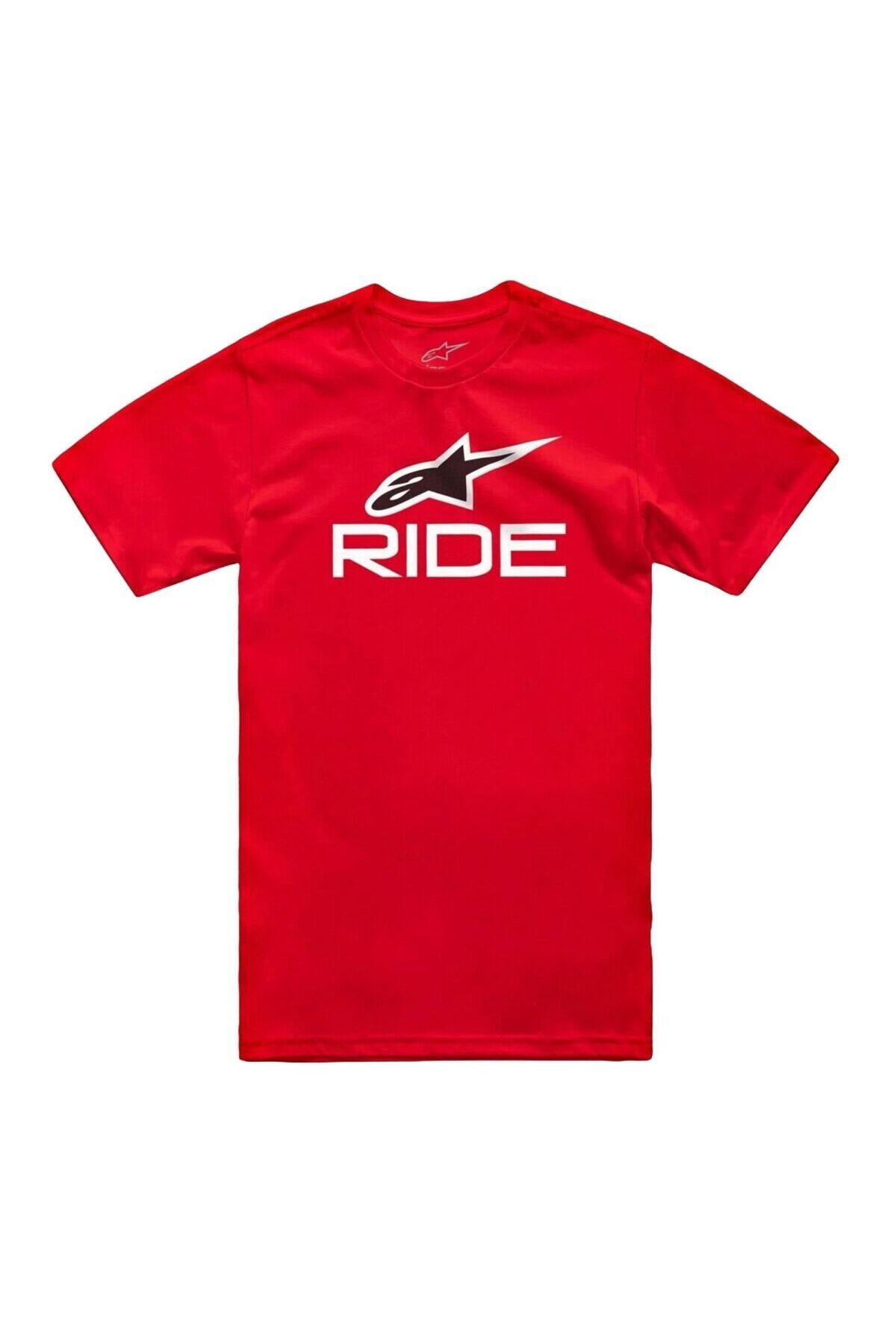 Alpinestars RIDE 4 CSF Tişört Kırmızı Beyaz Siyah