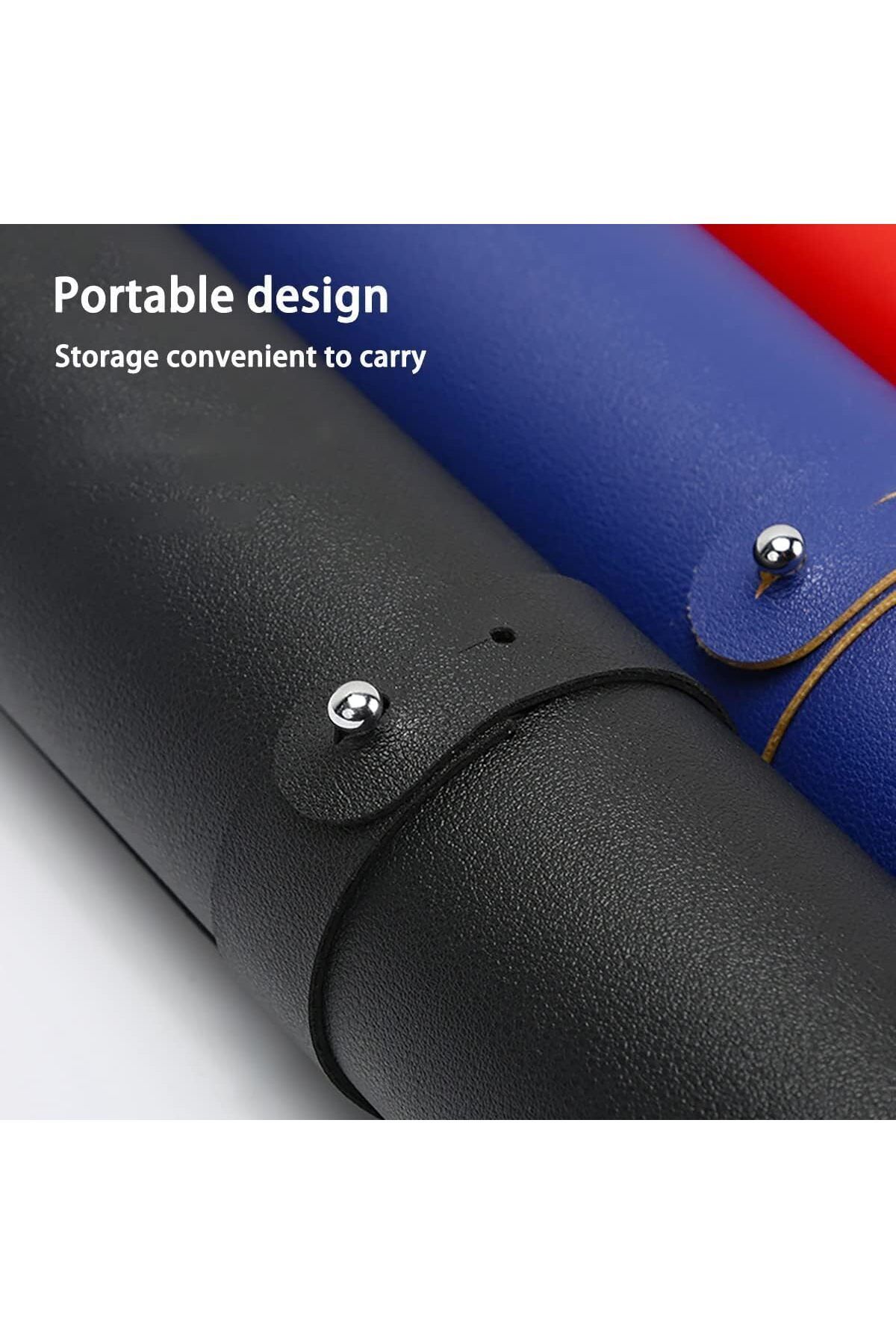 fulina-Mouse Pad ,Oversized Table Pad, Non Slip Leather , enough to accommodate both mouse and keyboard 5
