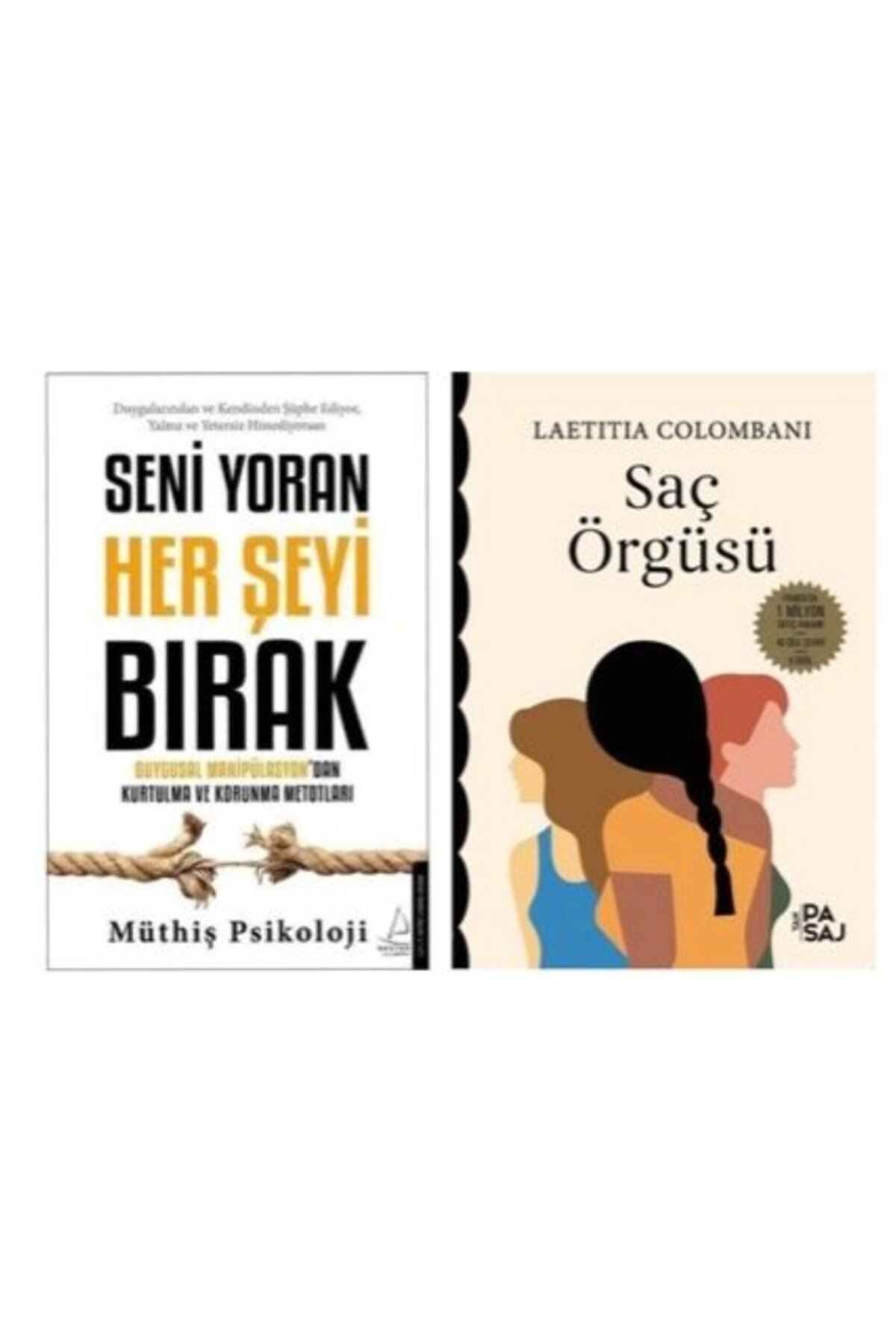 Destek Yayınları seni yoran her seyi birak + sac orgusu = 2,li set