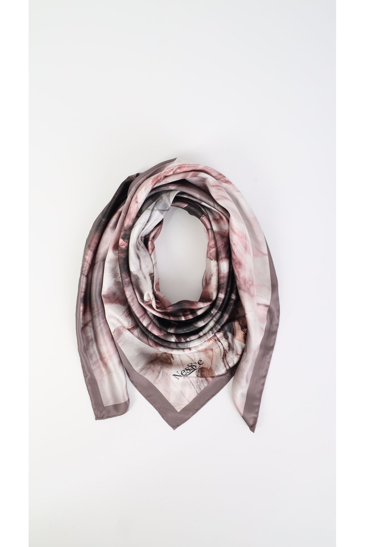 NESSCARF İthal İpek Saten Eşarp