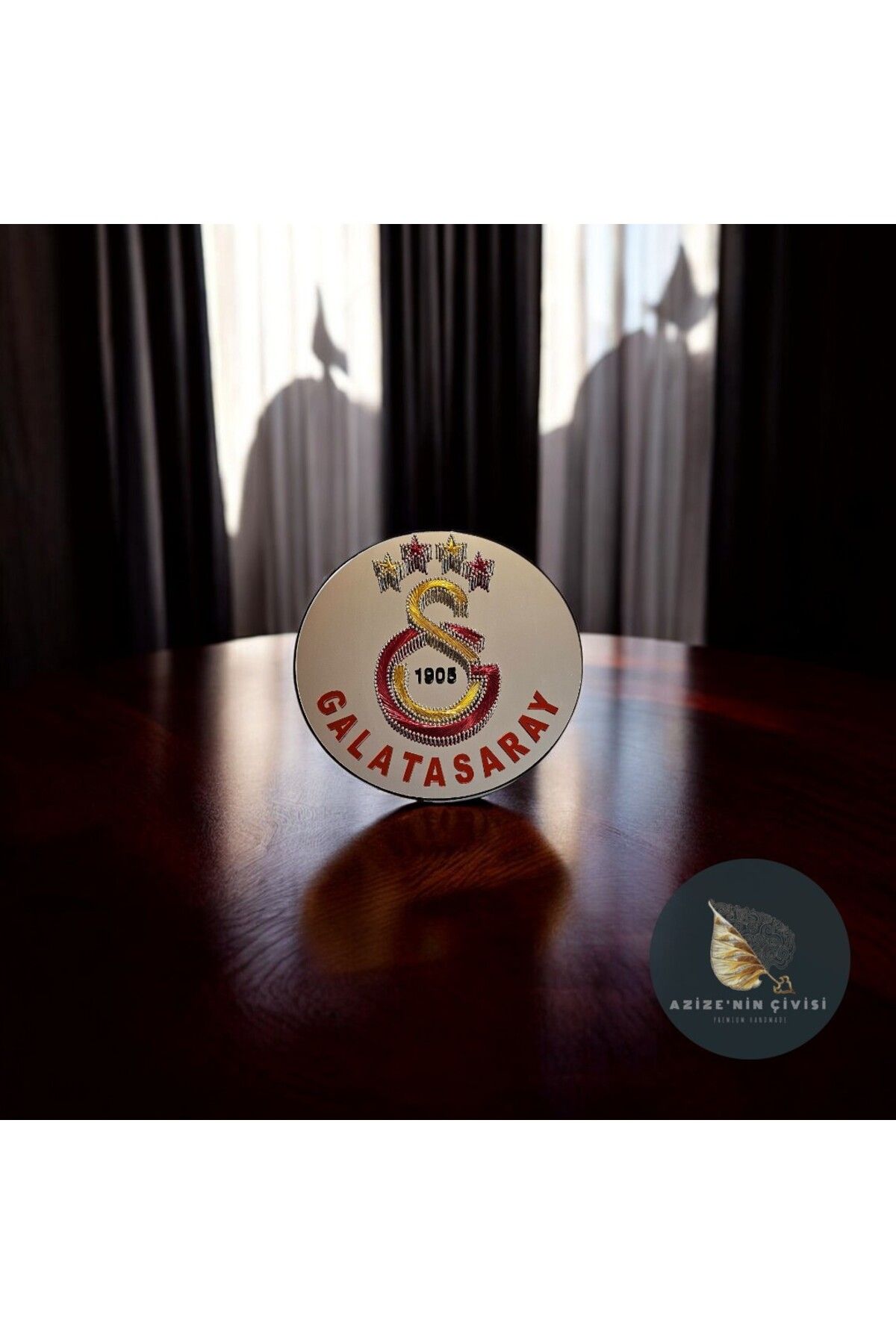 ucuzakapinda El Yapımı Filografi Taraftar Logo | Premium Kalite Malzeme Ile Hazırlanmış Dekoratif 25,5cm GS