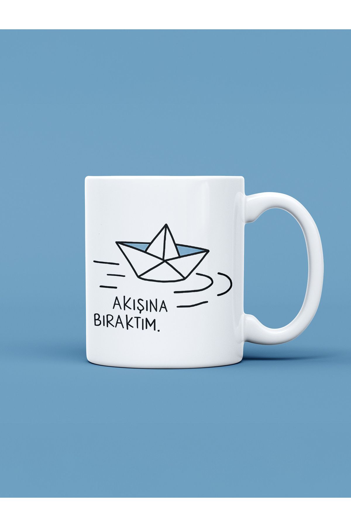 daystore Akışına Bıraktım Baskılı Kupa Bardak