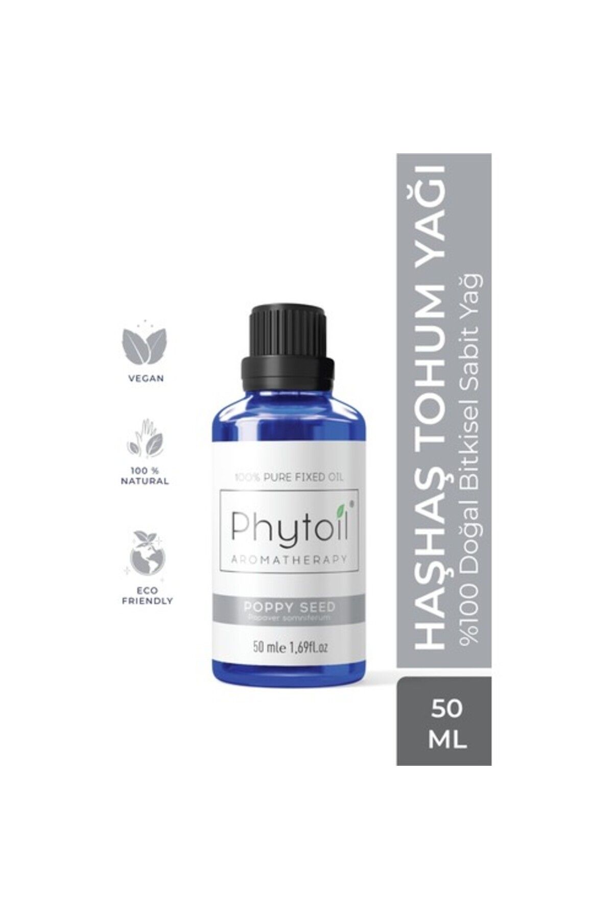 phytoil Poppy Seed Haşhaş Tohumu Yağı 50 ml
