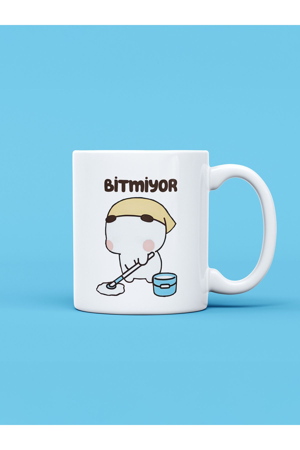daystore Bitmiyor Baskılı Kupa Bardak