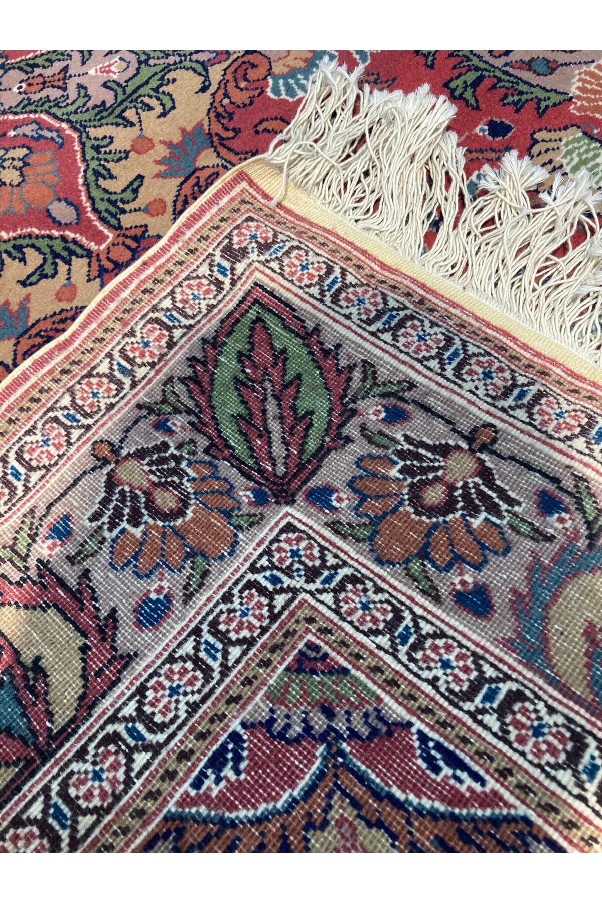 HALI SARAYI 1932 El Dokuma Kayseri Halısı Göbekli Desen Muhteşem Renk 120 x190 ölçü