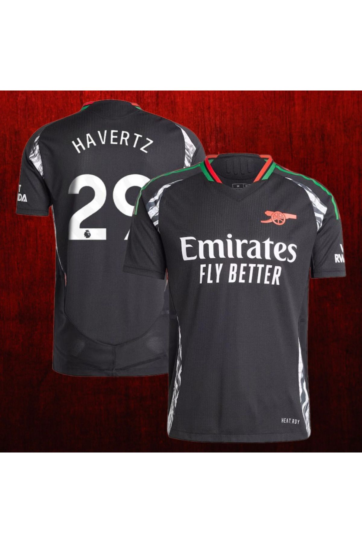 Atlas Global ARSENAL YETİŞKİN SİYAH FORMA HAVERTZ