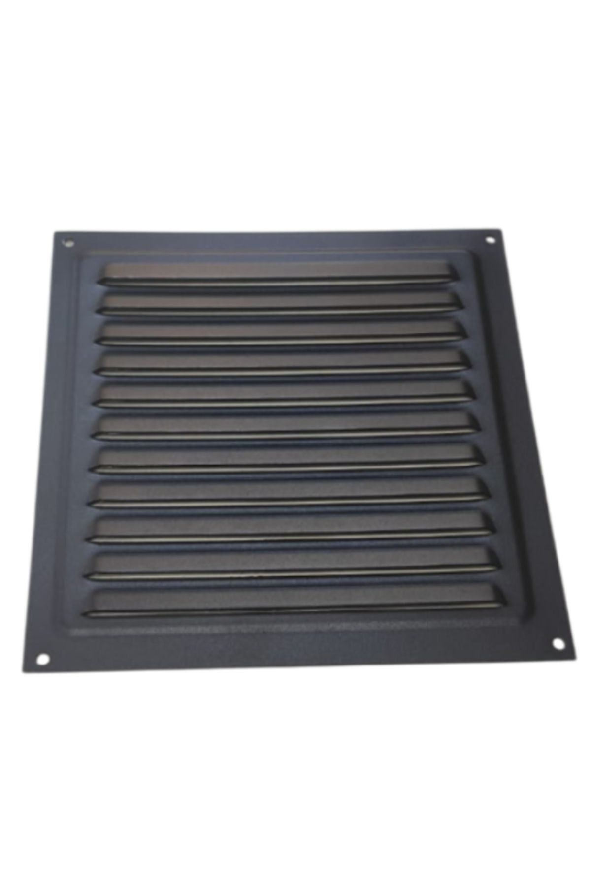 NURKAN Siyah Sabit Kanat Metal Menfez 200x200 (Siyah)