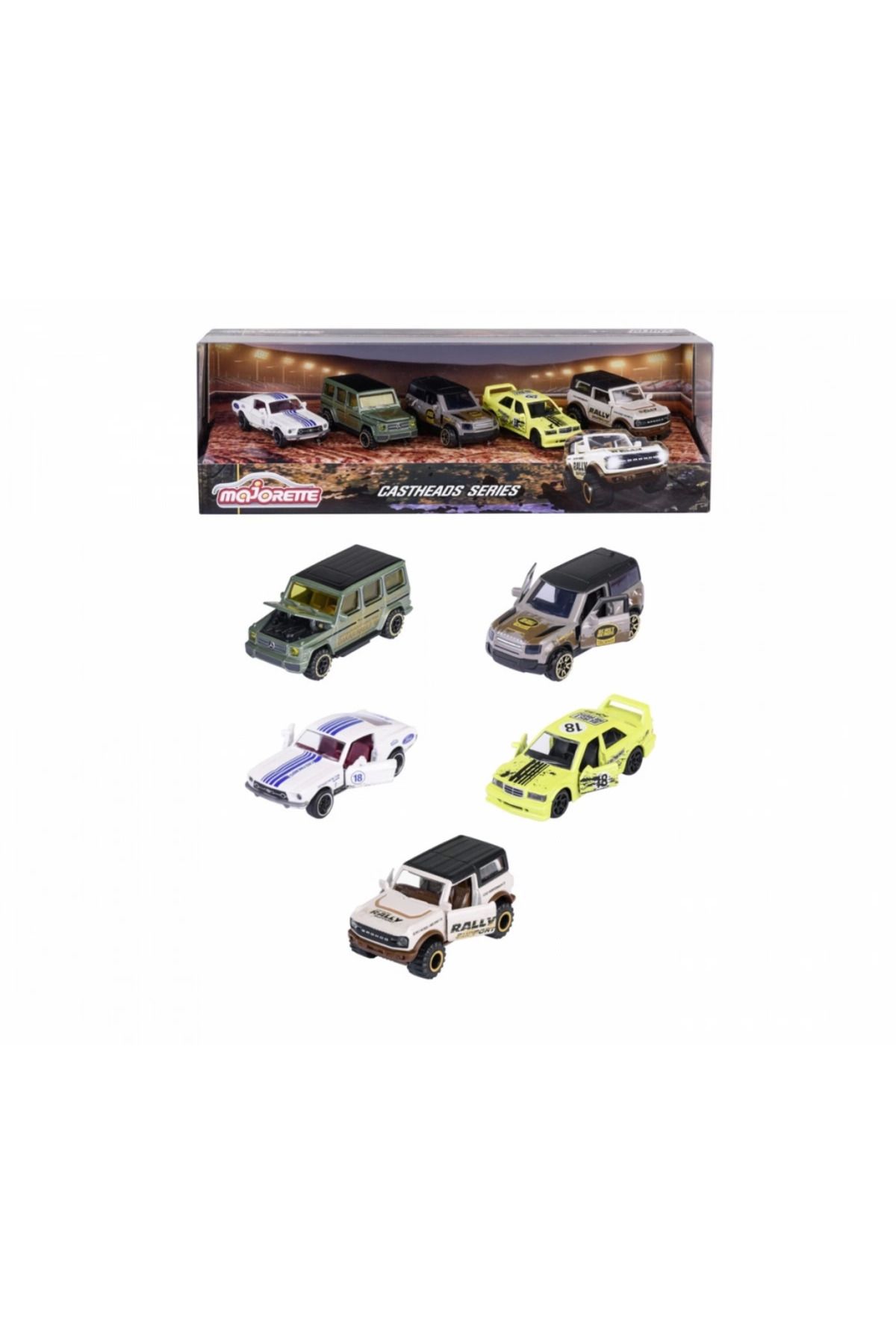 Skygo Majorette CastHeads Track Racer 5'li