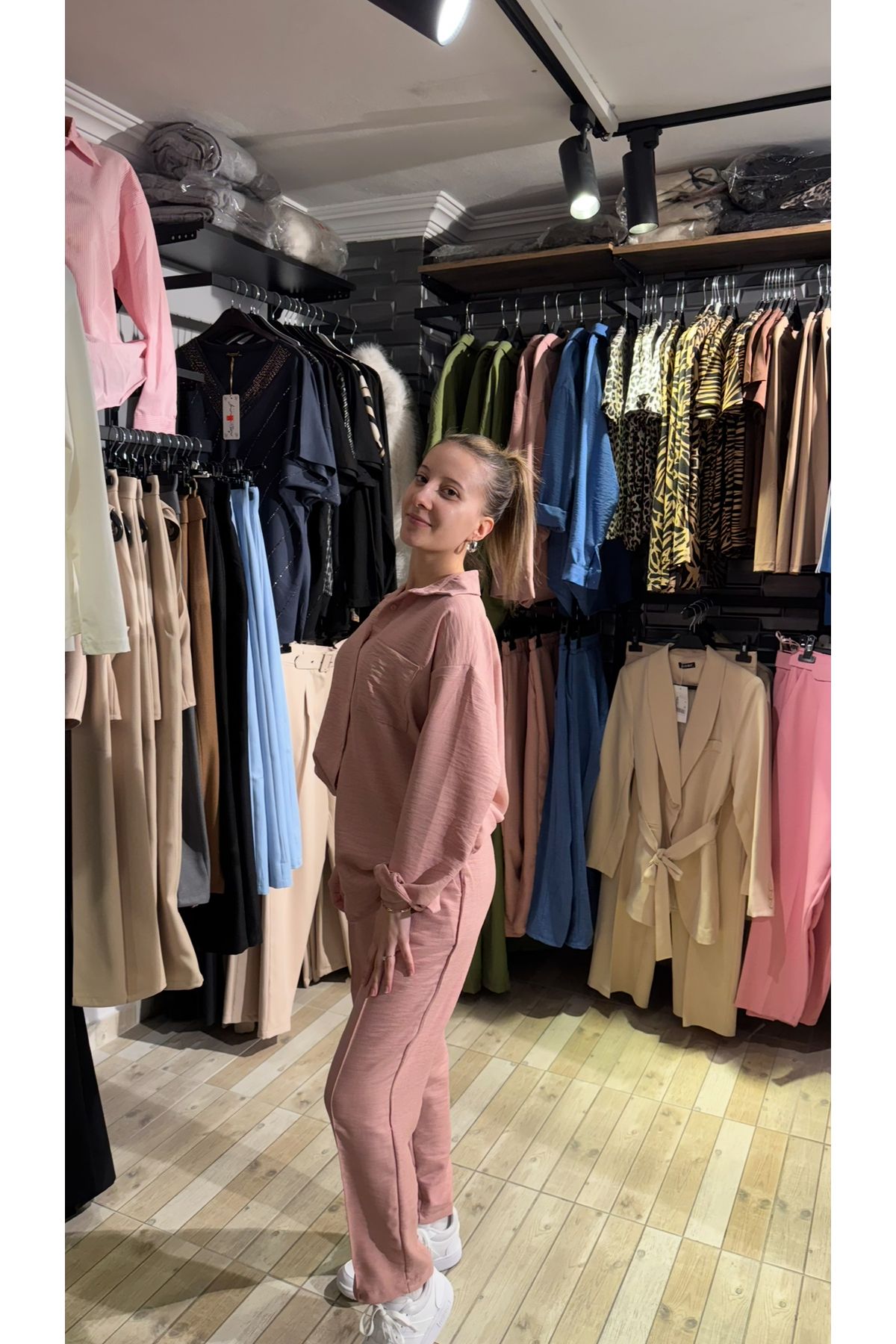 Style Pudra Pembe Havuç Takım