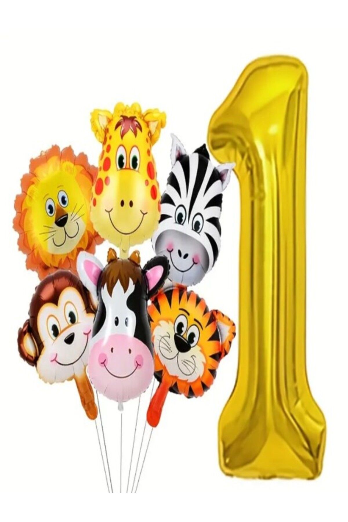 klbk SAFARİ HAYVAN FİGÜRLÜ BALON SETİ