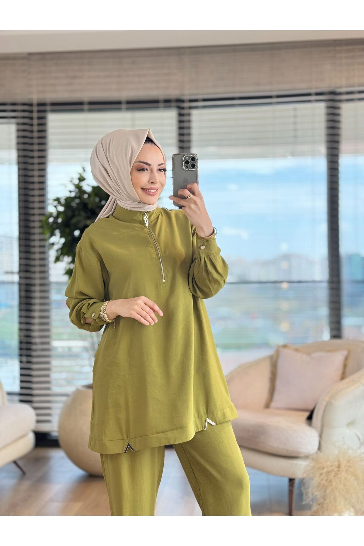 ALANURMODA 10677 Pat Ferm.Etek Ucu V Metalli Takım