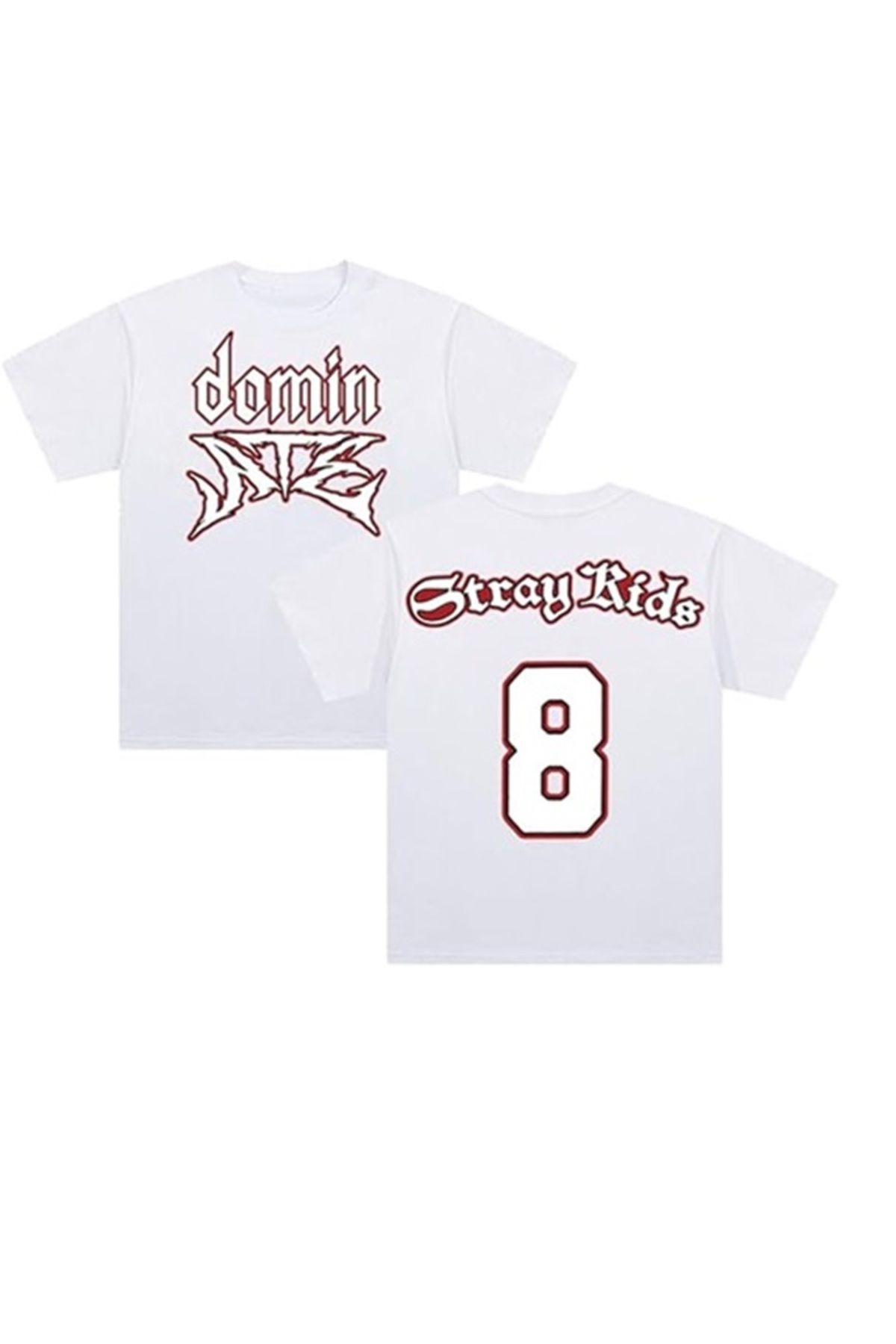 Touz Moda Stray Kids SKZ 8 T-Shirt Dominate World Tour 2025