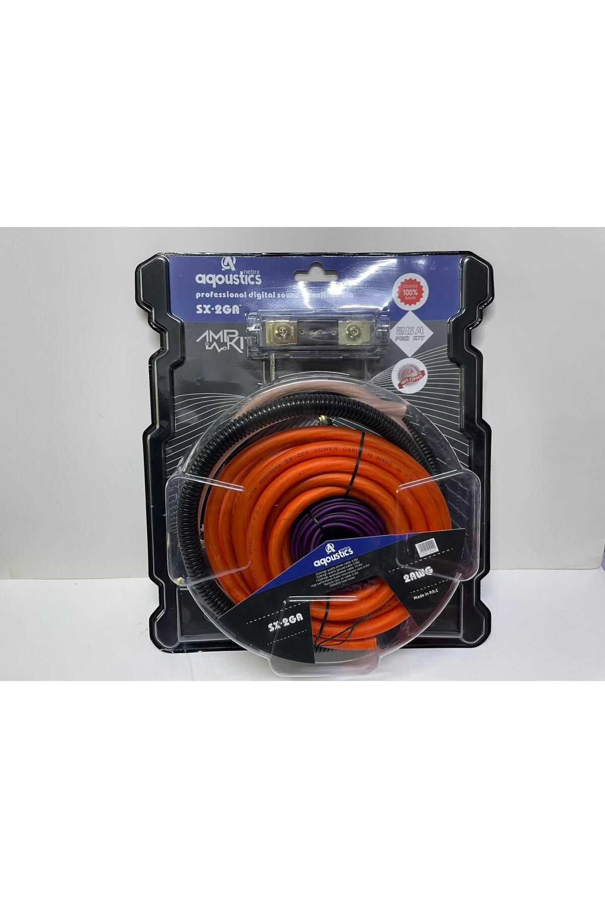 NETEX AQOUSTİCS SX-2GA 2 GA PRO KIT %100 BAKIR PROFESYONEL KABLO TAKIMI FUL SET