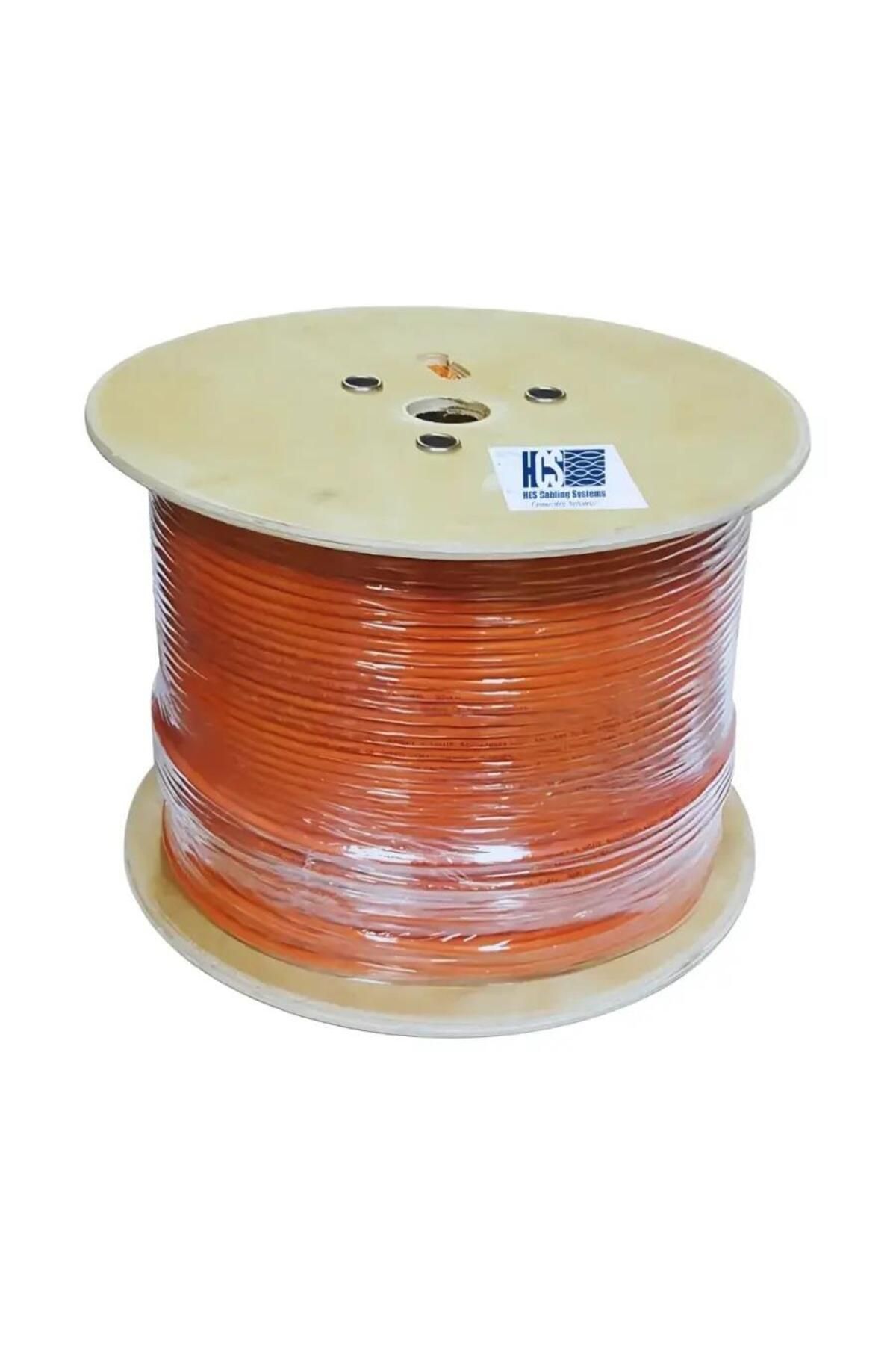 Gürçay Hırdavat HCS Cat 6 Halogen Free U/utp Lsoh 500M Makara 23AWG TURUNCU