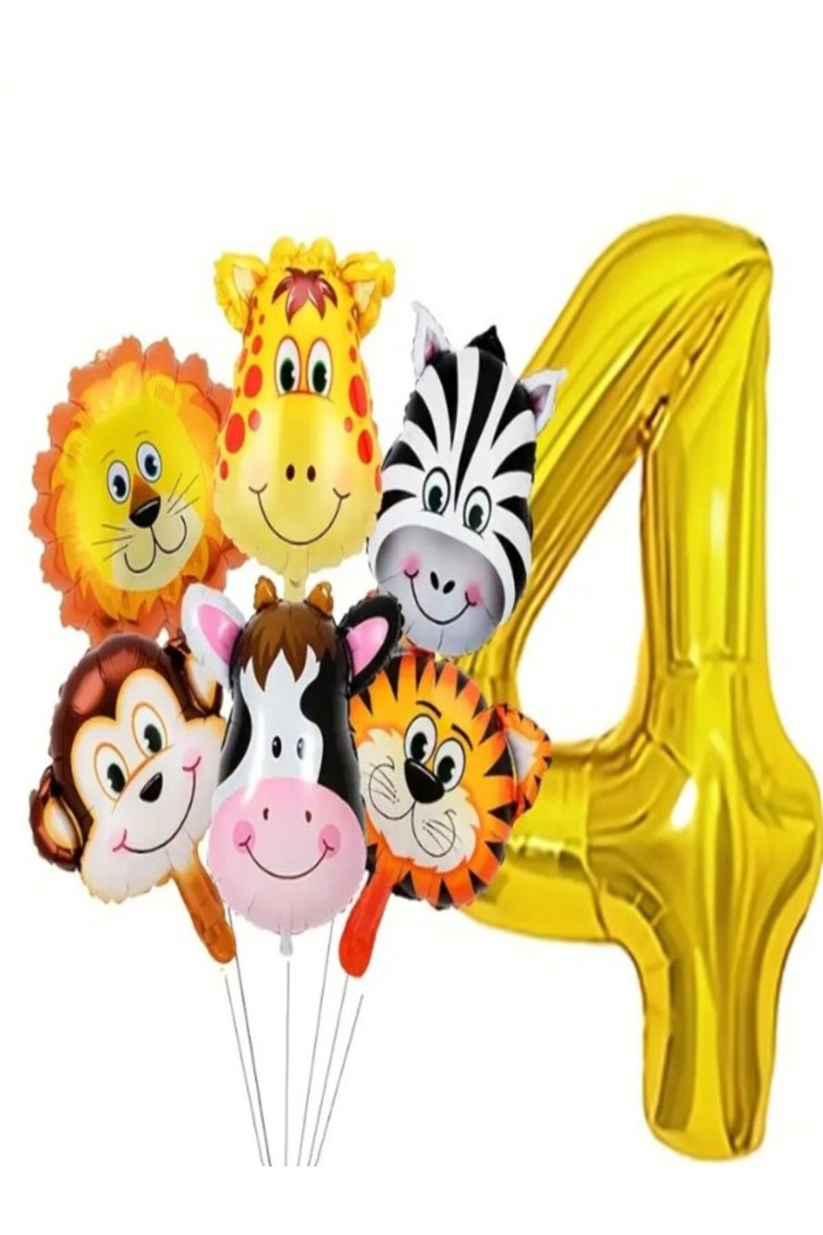 klbk SAFARİ HAYVAN FİGÜRLÜ BALON SETİ