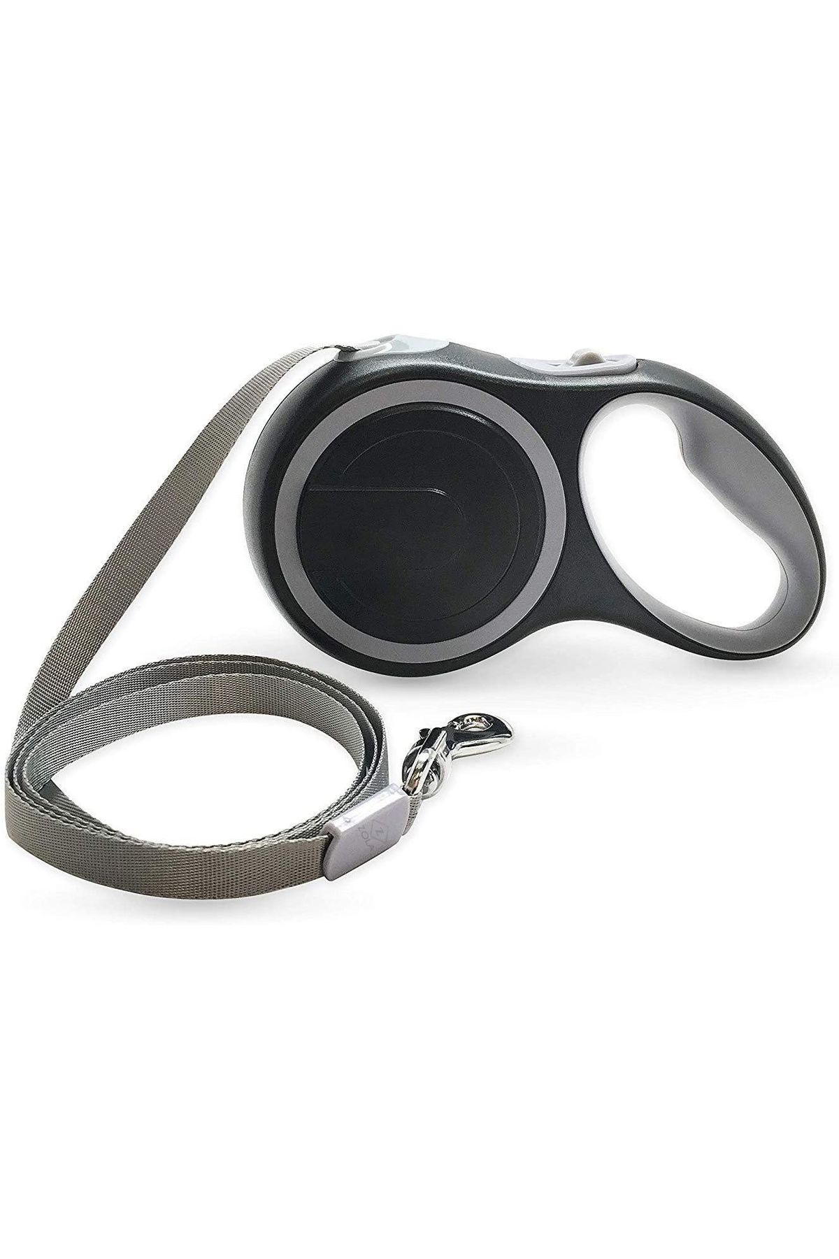 zola Lesa Automata Caini, 5 M, Max 15 Kg, Reflectorizanta, Maner Ergonomic, Neagra - 5 Mt