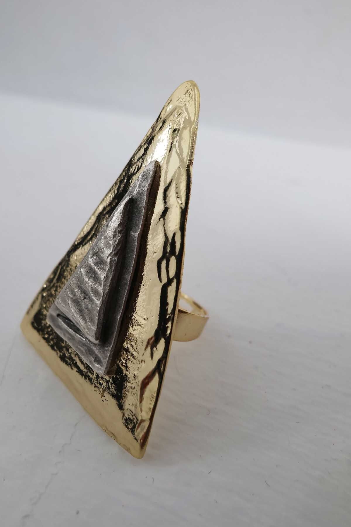 BYP Atelier Delta Yüzük Gold