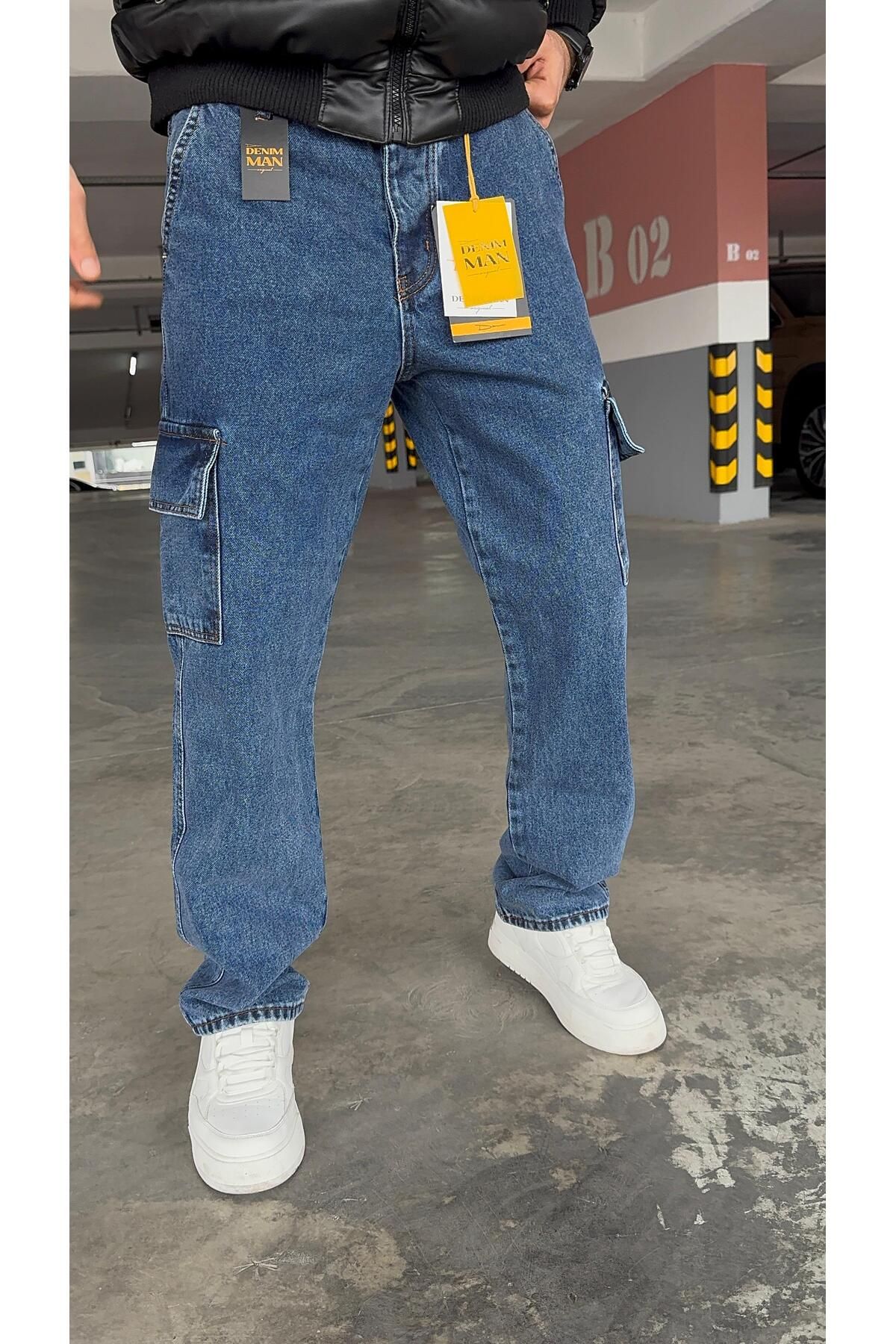 viking's line Erkek Kargo Lacivert Baggy
