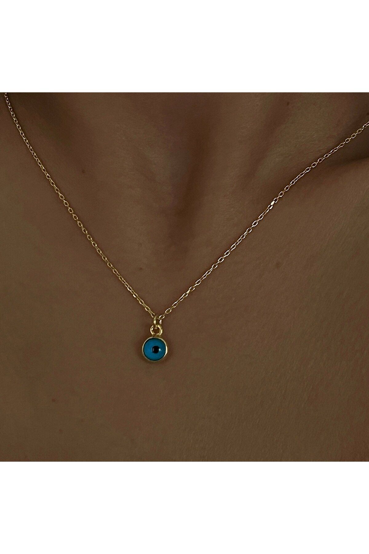 beonejewelry MİNİ NAZAR BONCUKLU KOLYE | 925 GÜMÜŞ