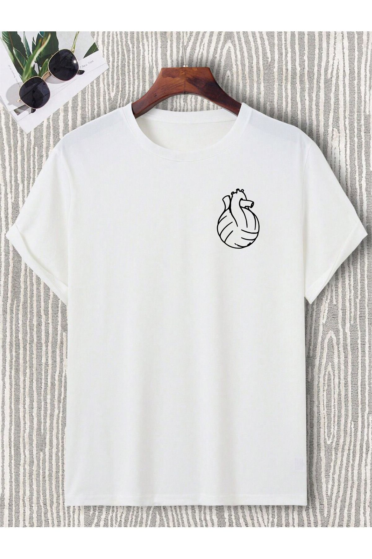 donamod Unisex Oversize Voleybol Volleyball Top Spor Sever File Arkadaş Hediye Doğum Günü Tişört T-shirt