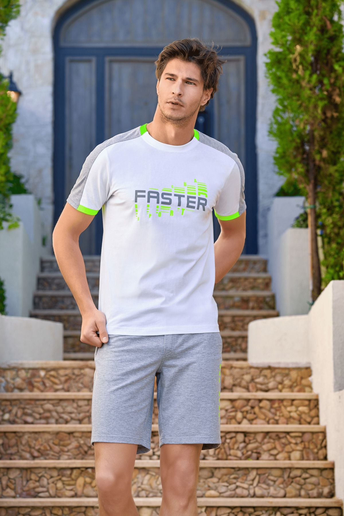 Mavelle Erkek Beyaz Spor Alt Üst Takım 25944