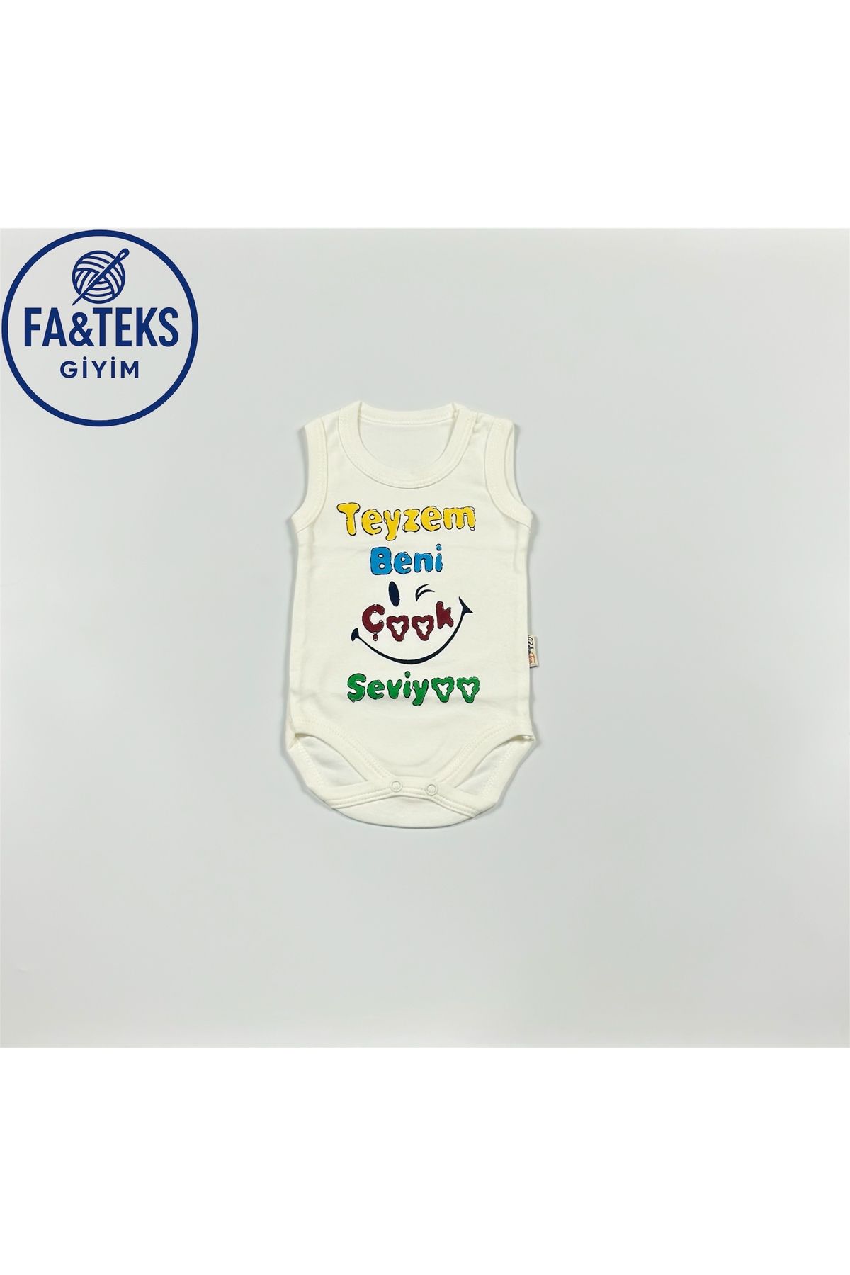Butik Yazılı %100 Pamuk Badi