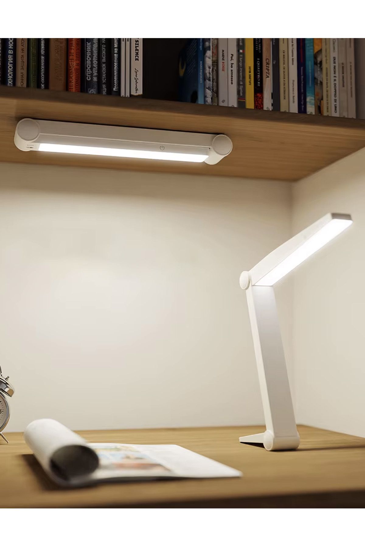Greentech Masaüstü Şarjlı Katlanabilir Portatif LED Aydınlatma / GT-CL14