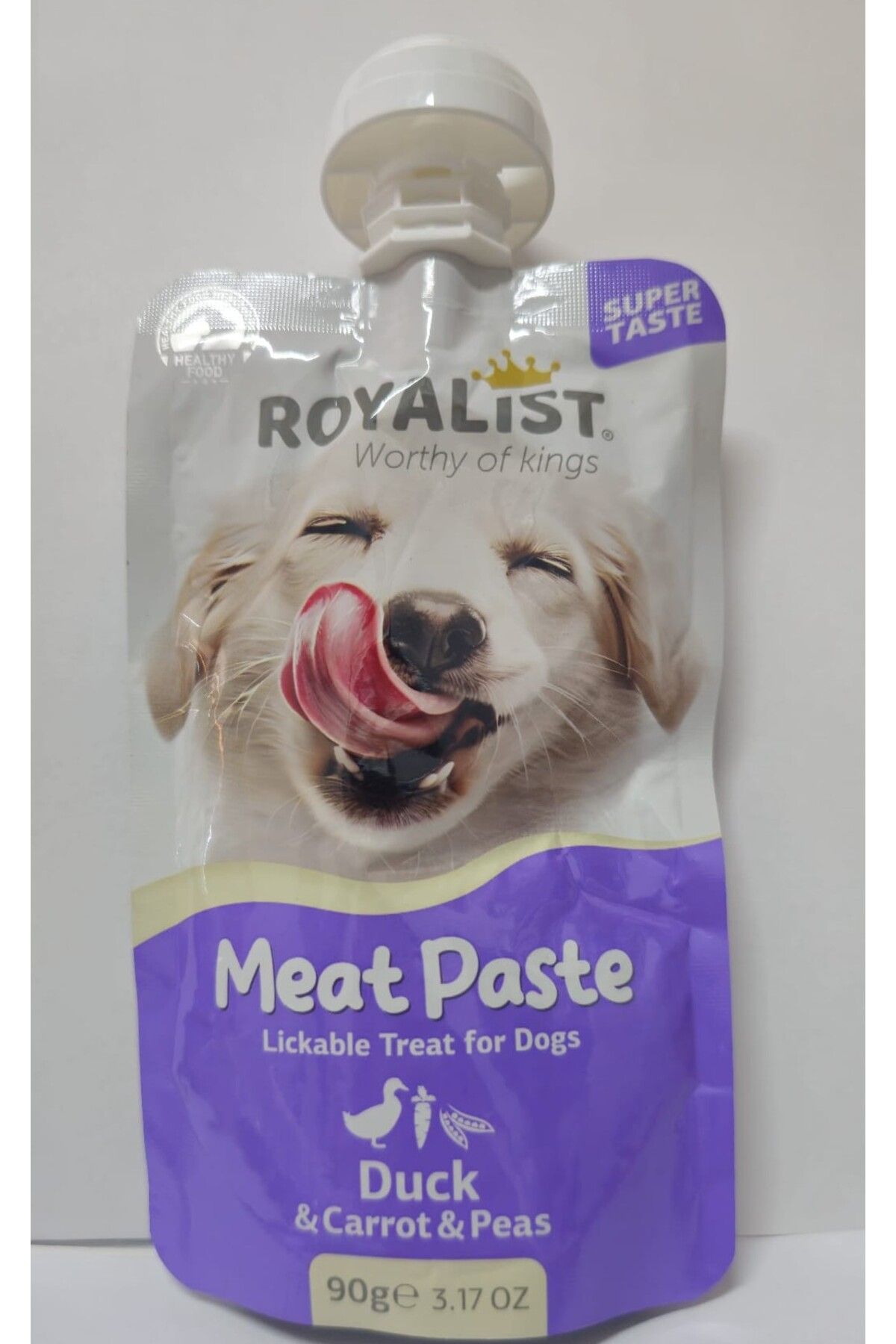 Royalist ROYALİST MEAT PASTE DOG DUCK & CARROT & PEAS 90 GR